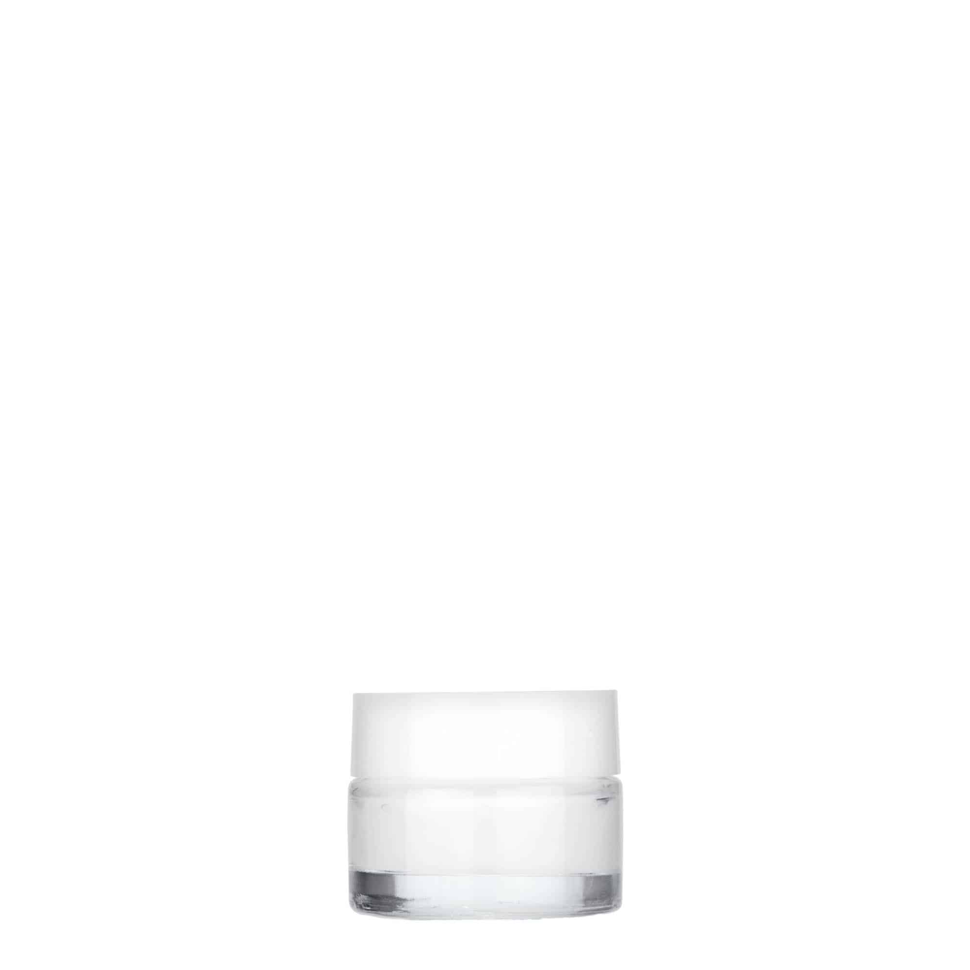 5 ml krukke 'Beauty', glass, åpning: skrukork