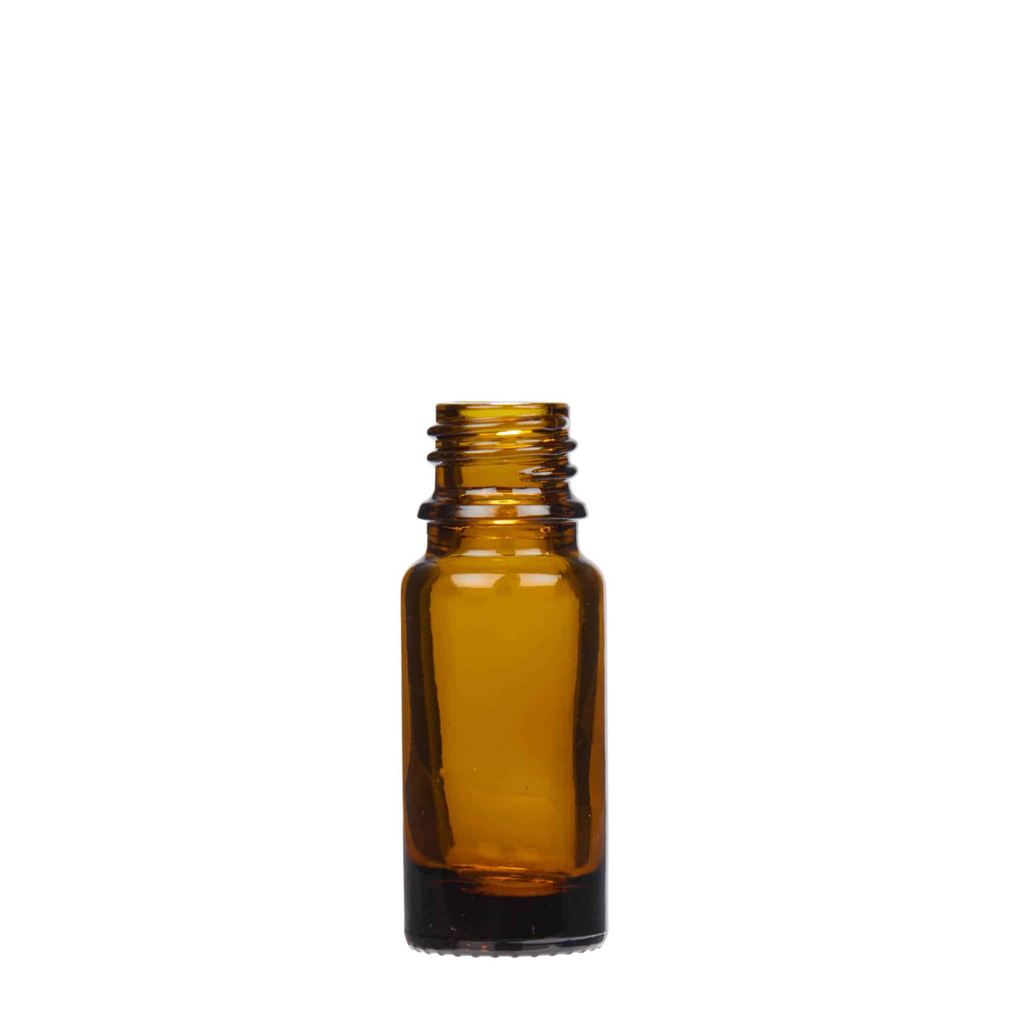 10 ml pipetteflaske medisin, glass, brun, åpning: DIN 18