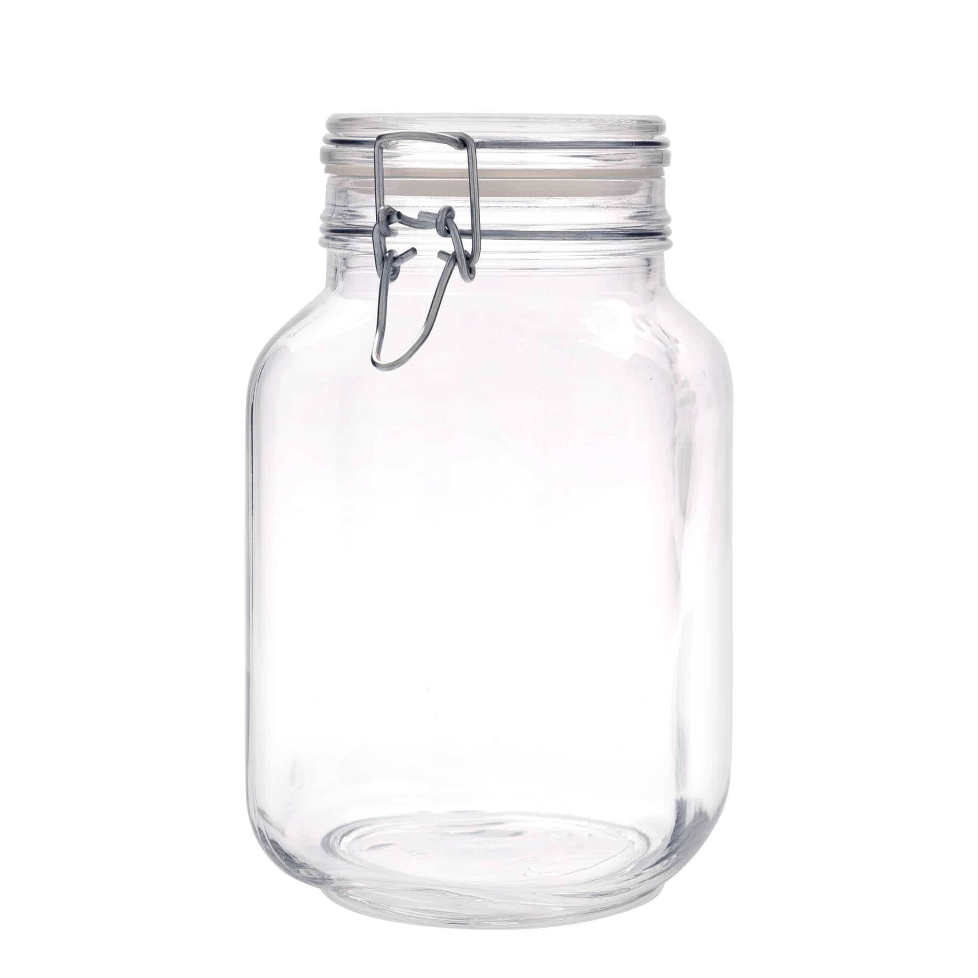 2000 ml bøyleglass "Fido", kvadratisk, åpning: Bøylelokk