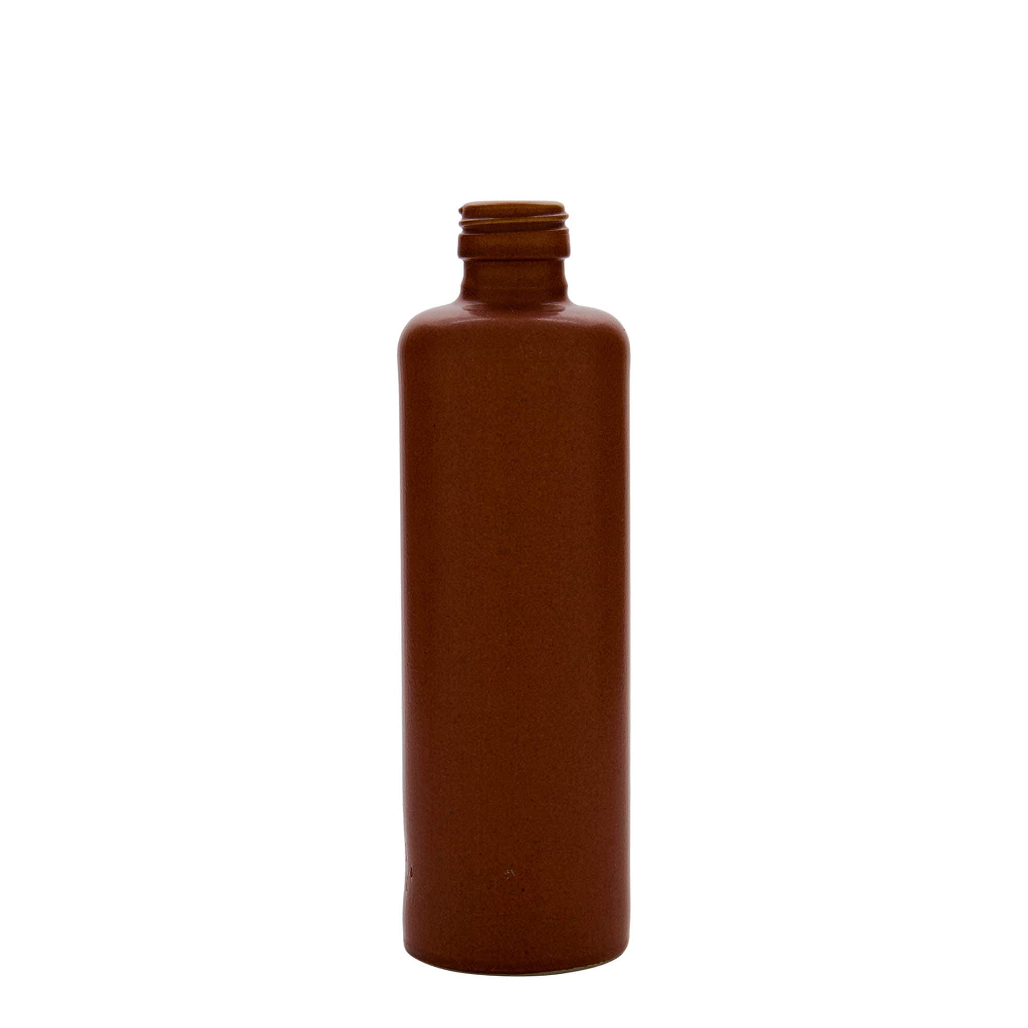 350 ml tonkrukke, steingods, rødbrun, åpning: PP 31,5