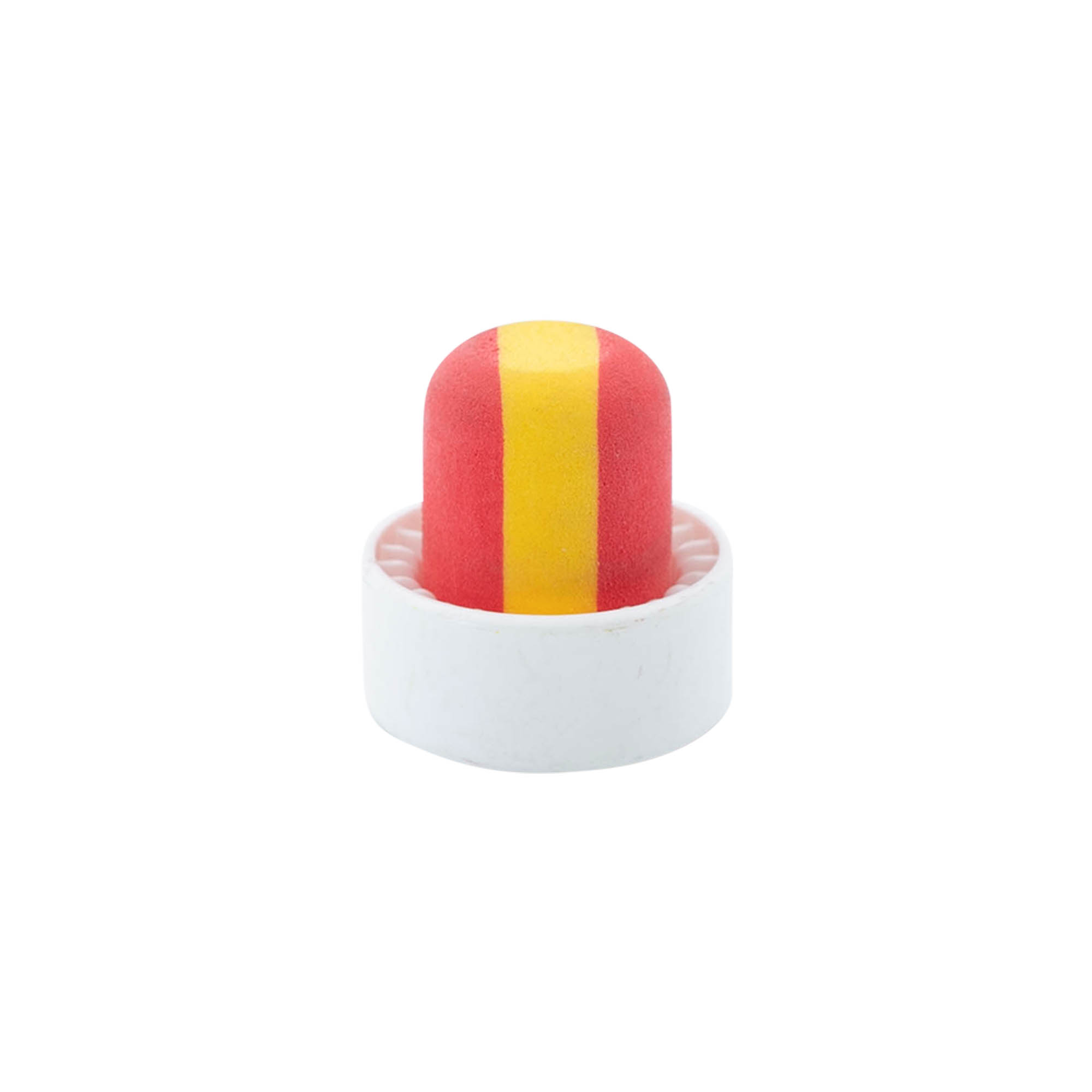 Gripekork 19 mm "Spania", plast, flerfarget, for åpning: Kork