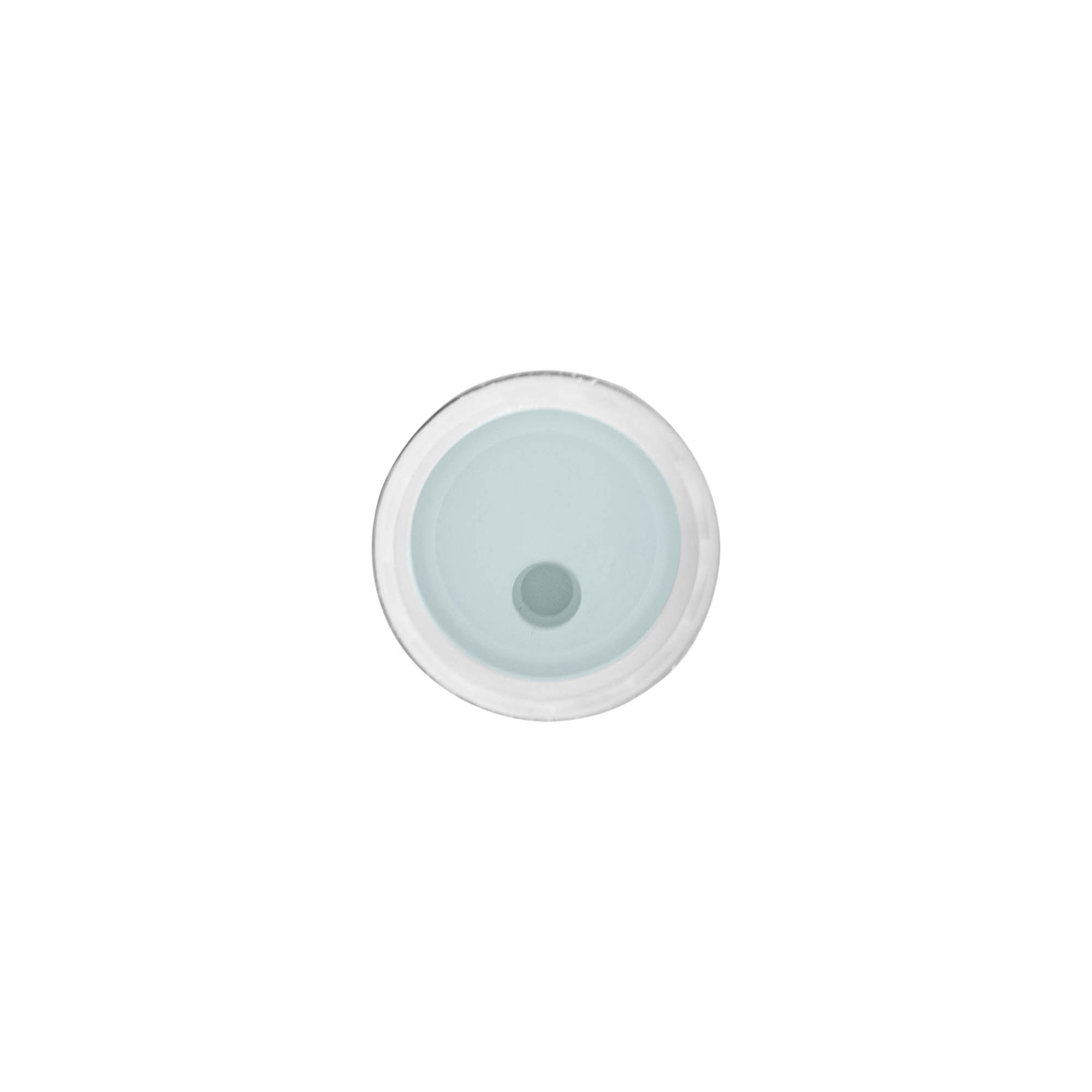 Skrukork Disc Top, PP-plast, sølv, for åpning: 24/410