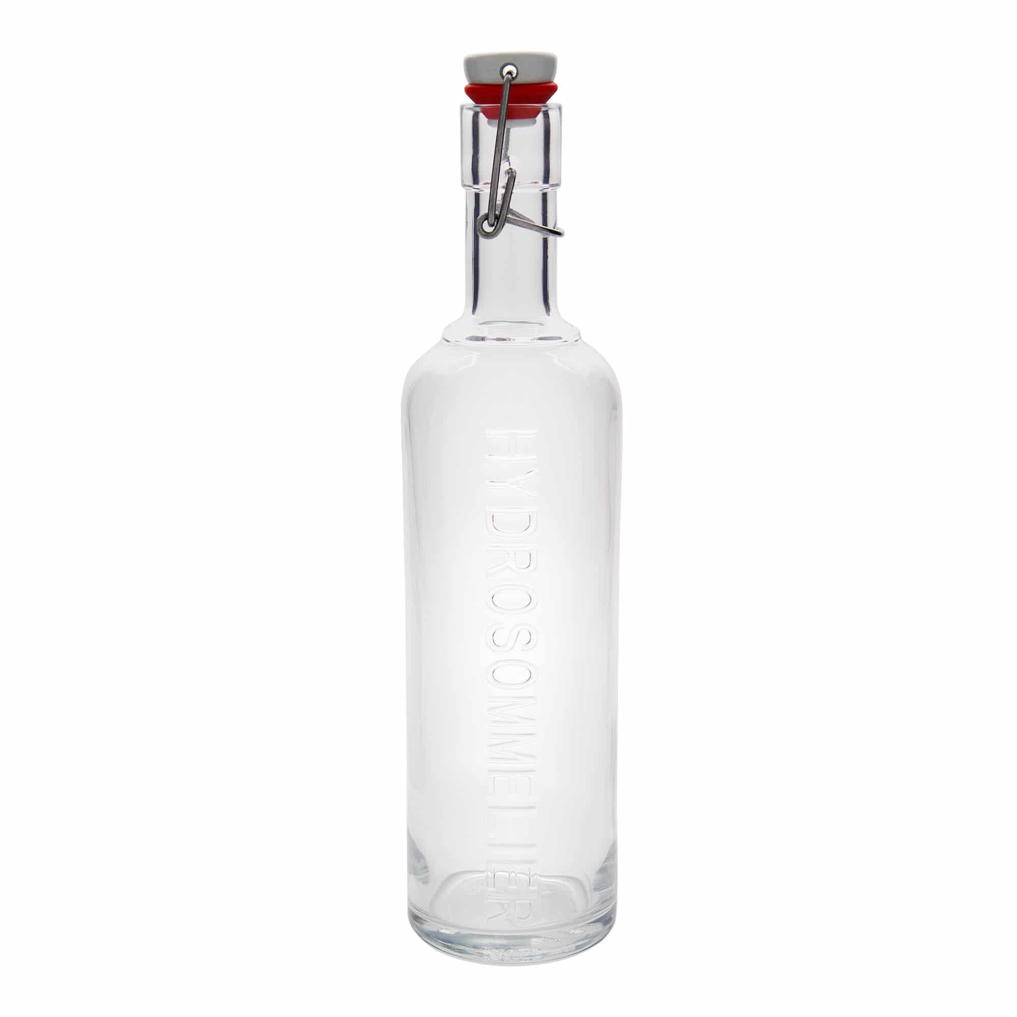 1000 ml glassflaske "Optima Hydrosommelier", åpning: Bøylelokk