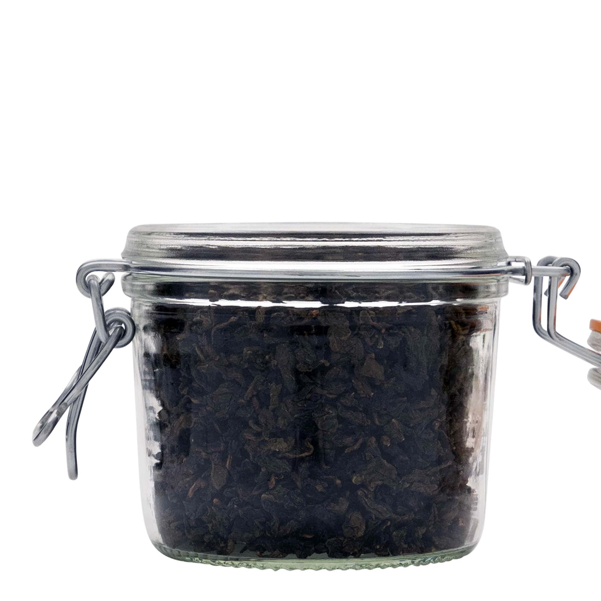 350 ml trådhettelokkglass 'Le Parfait Super Terrine', åpning: trådhettelukking