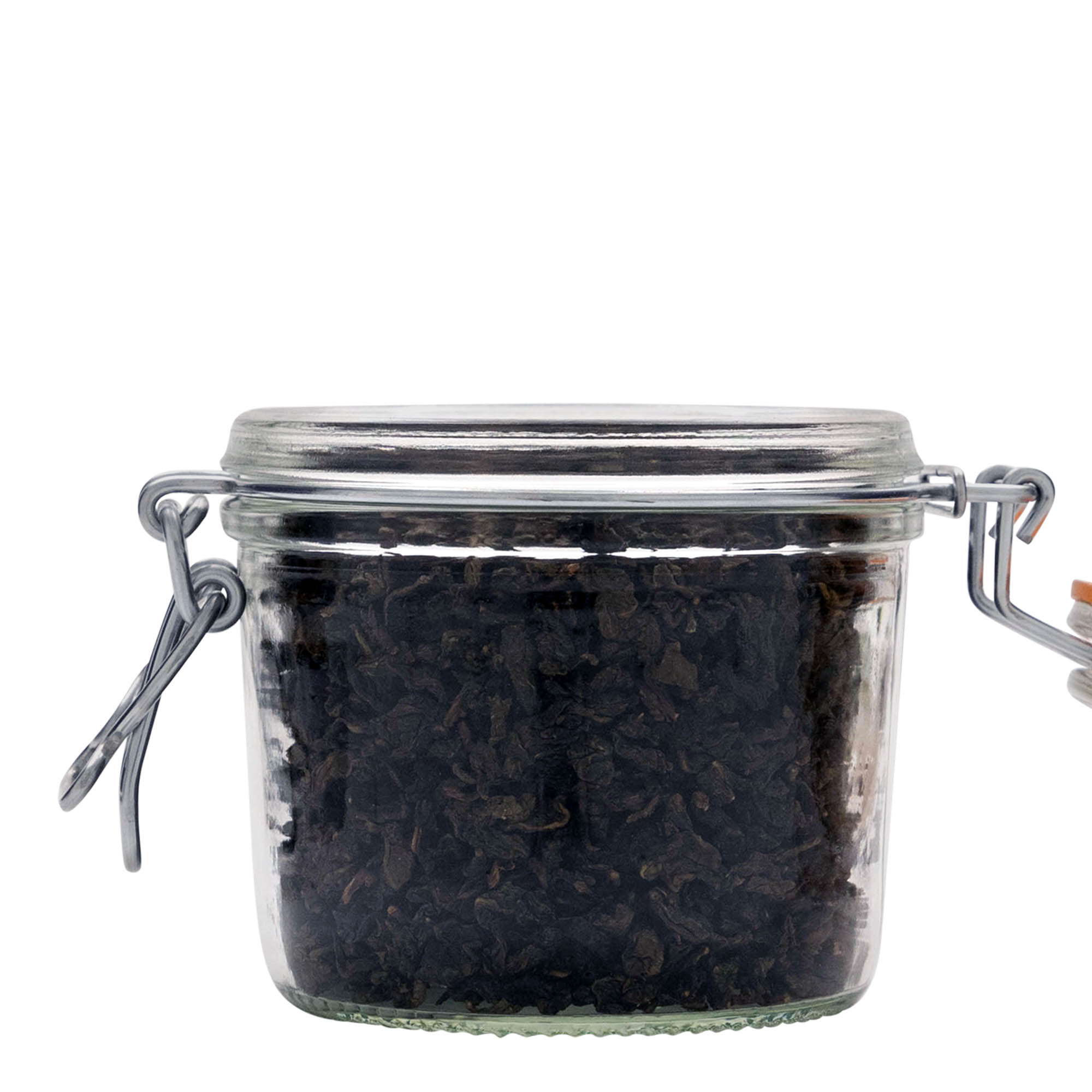 350 ml trådhettelokkglass 'Le Parfait Super Terrine', åpning: trådhettelukking 350 ml trådhettelokkglass 'Le Parfait Super Terrine', åpning: trådhettelukking