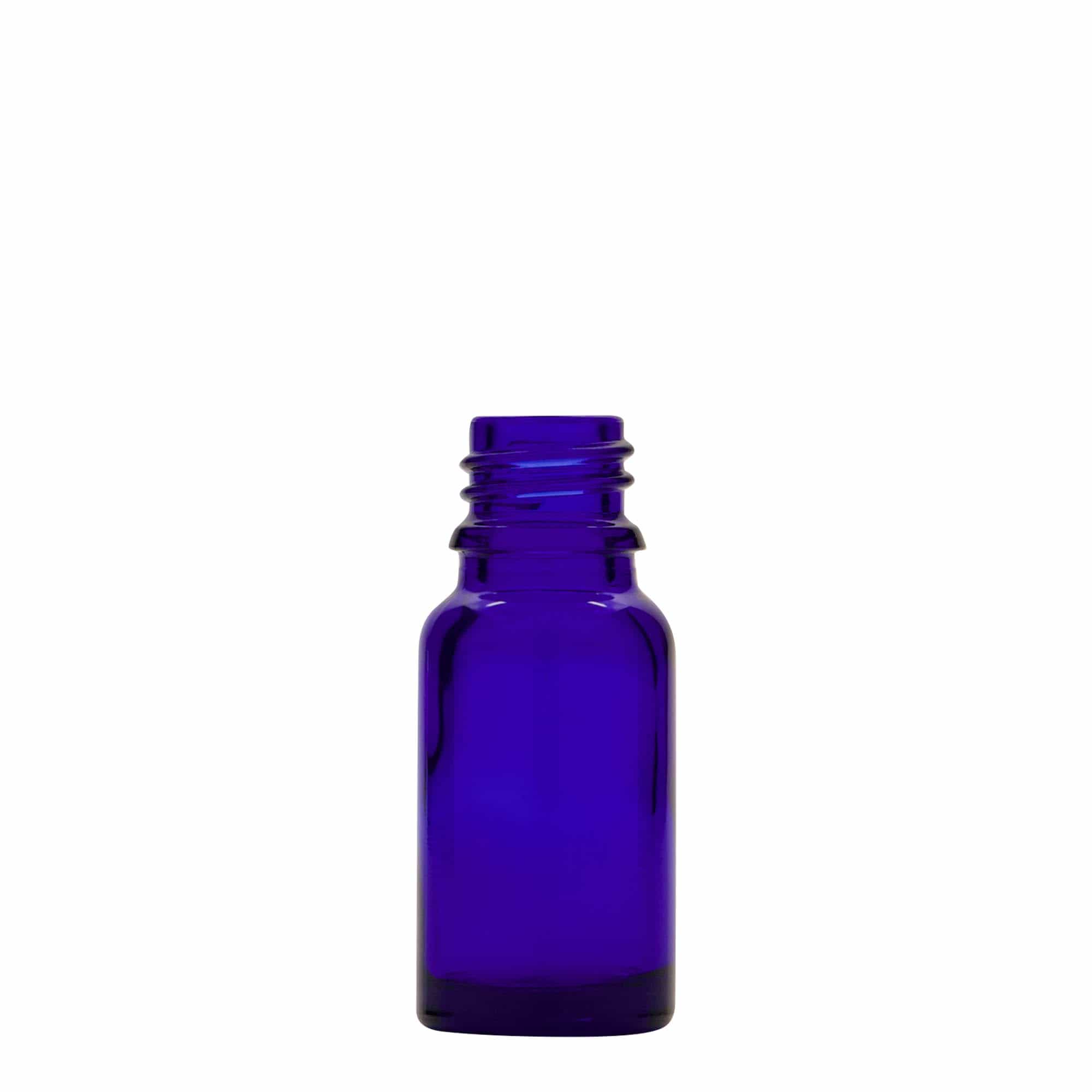 10 ml pipetteflaske medisin, glass, kongeblå-rød, åpning: DIN 18
