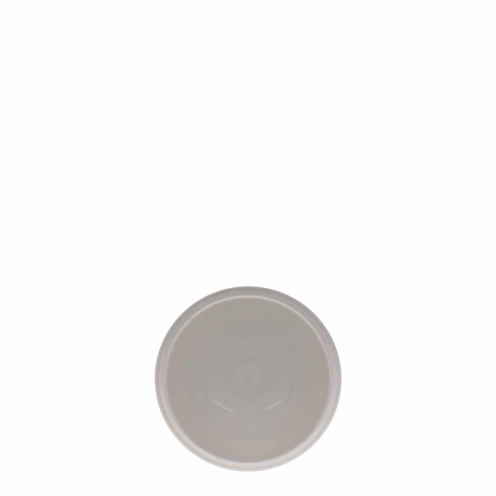 150 ml plastboks "Bianca", PP, hvit, åpning: Skrulokk