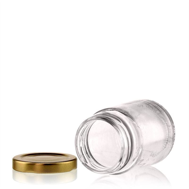 106 ml høyt rundt glass, åpning: Twist-Off (TO 48)