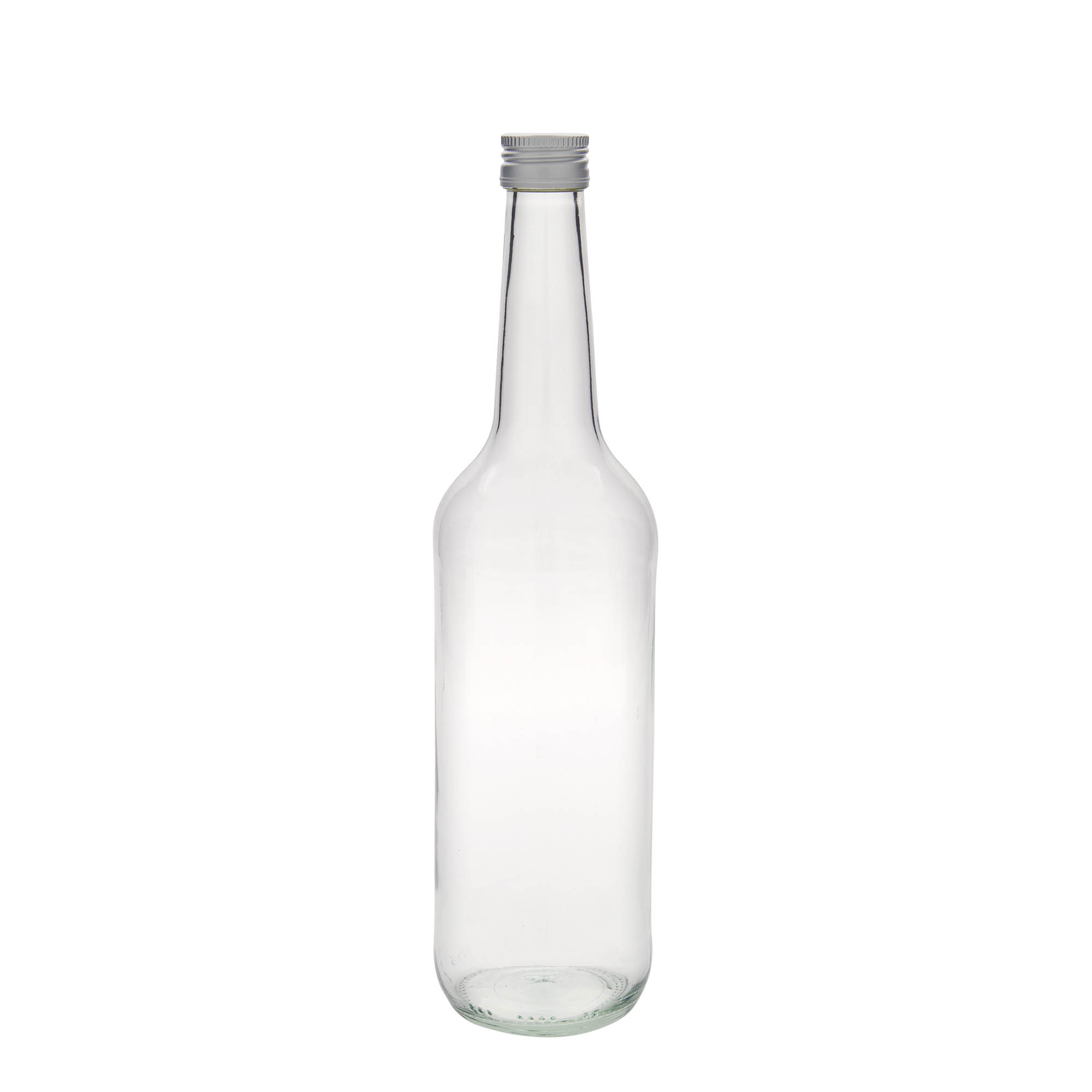 700 ml glassflaske med rett hals, åpning: PP 28 700 ml glassflaske med rett hals, åpning: PP 28
