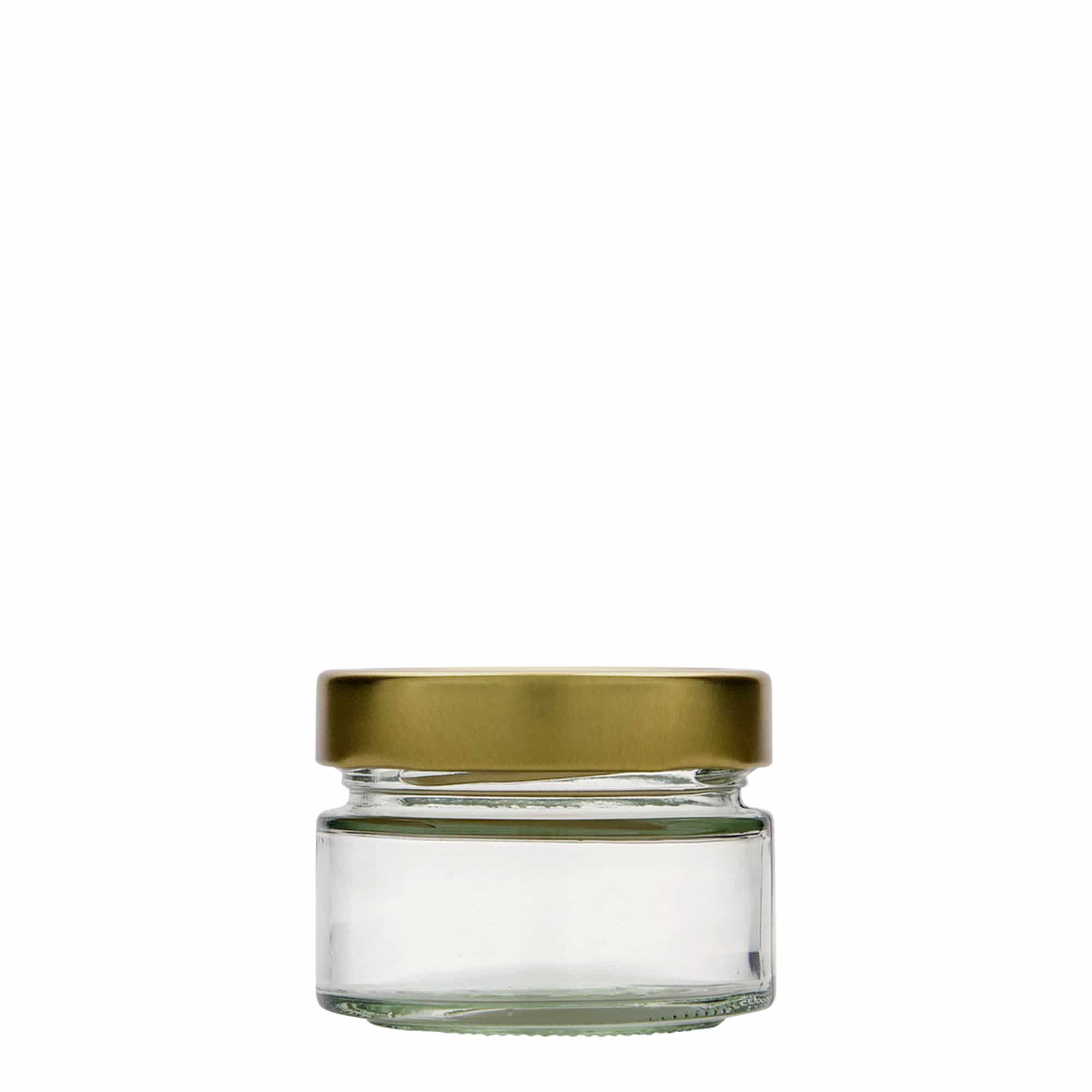 130 ml rundt glass 'Aurora', åpning: Deep-Twist-Off (DTO 66)