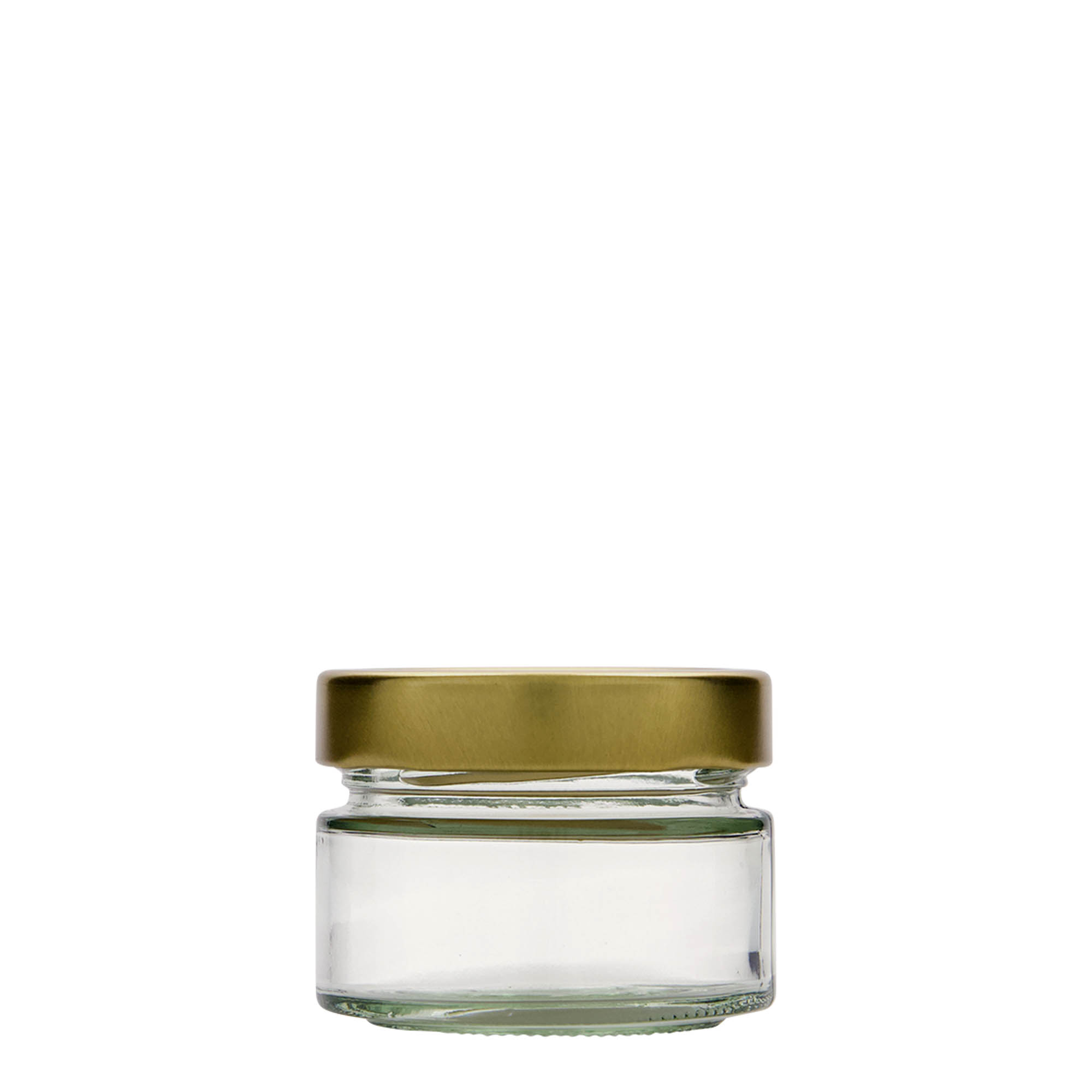 130 ml rundt glass 'Aurora', åpning: Deep-Twist-Off (DTO 66)