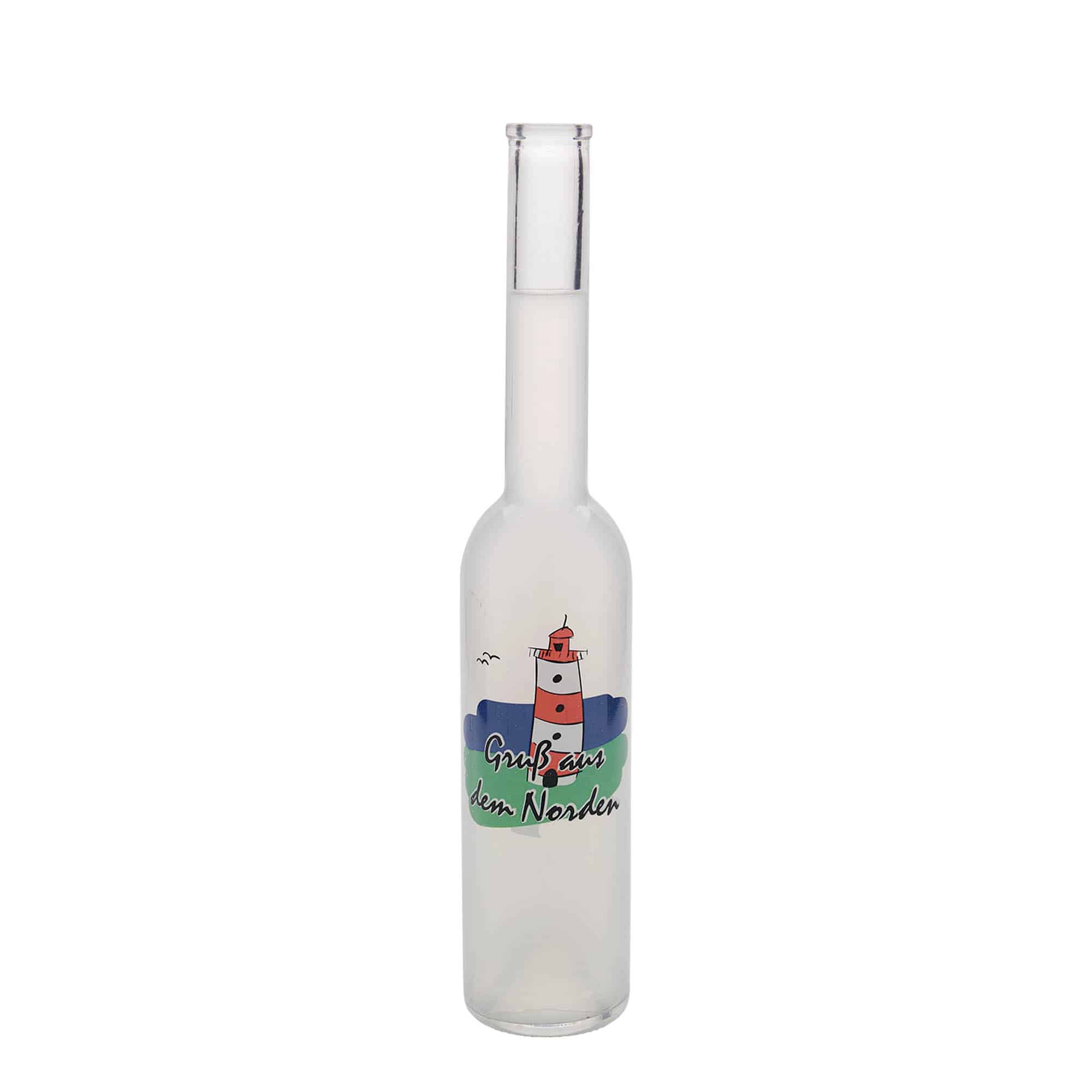 350 ml glassflaske 'Opera', motiv: Norden, åpning: kork 350 ml glassflaske 'Opera', motiv: Norden, åpning: kork