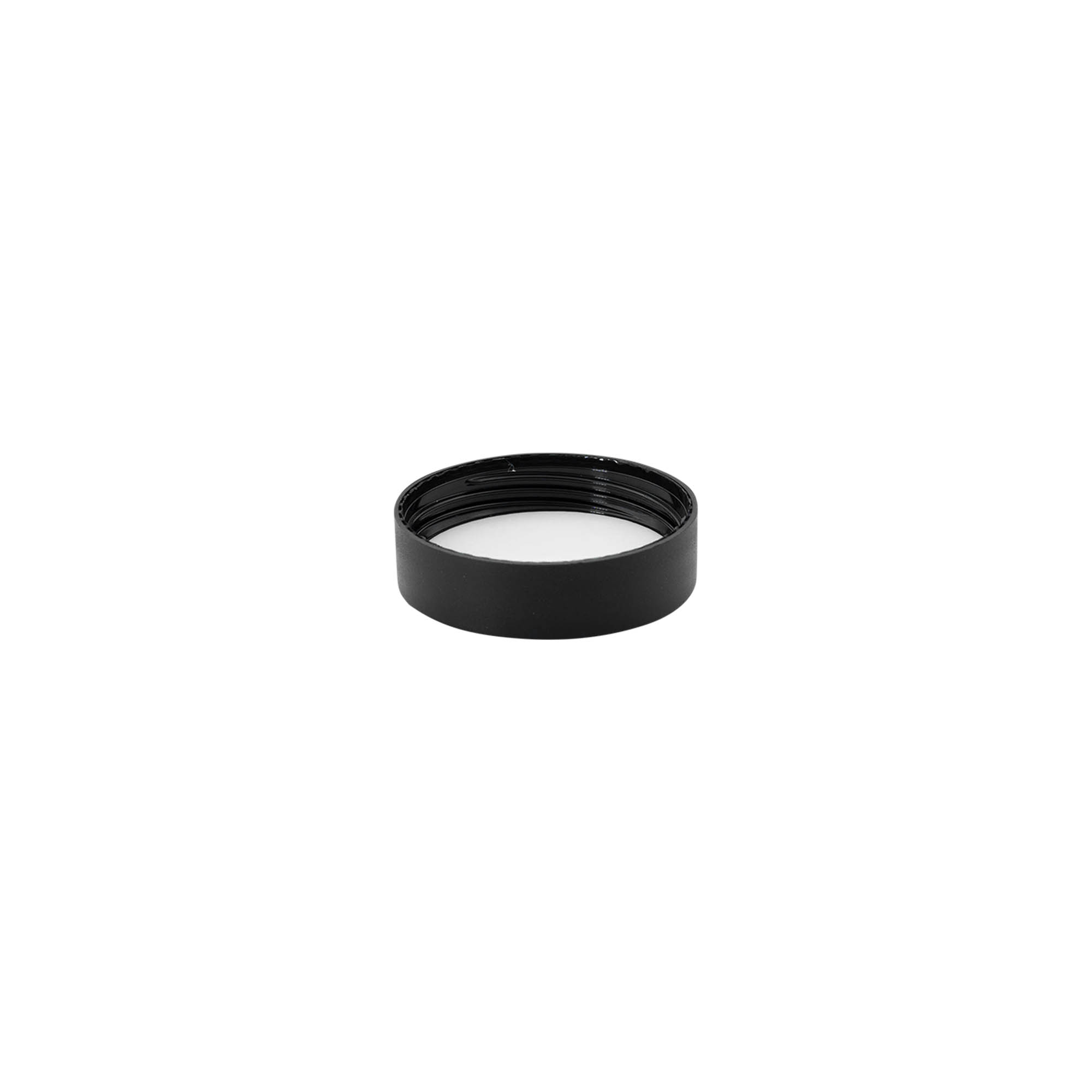 Skrulokk for 15 ml "Antonella", PP-plast, svart