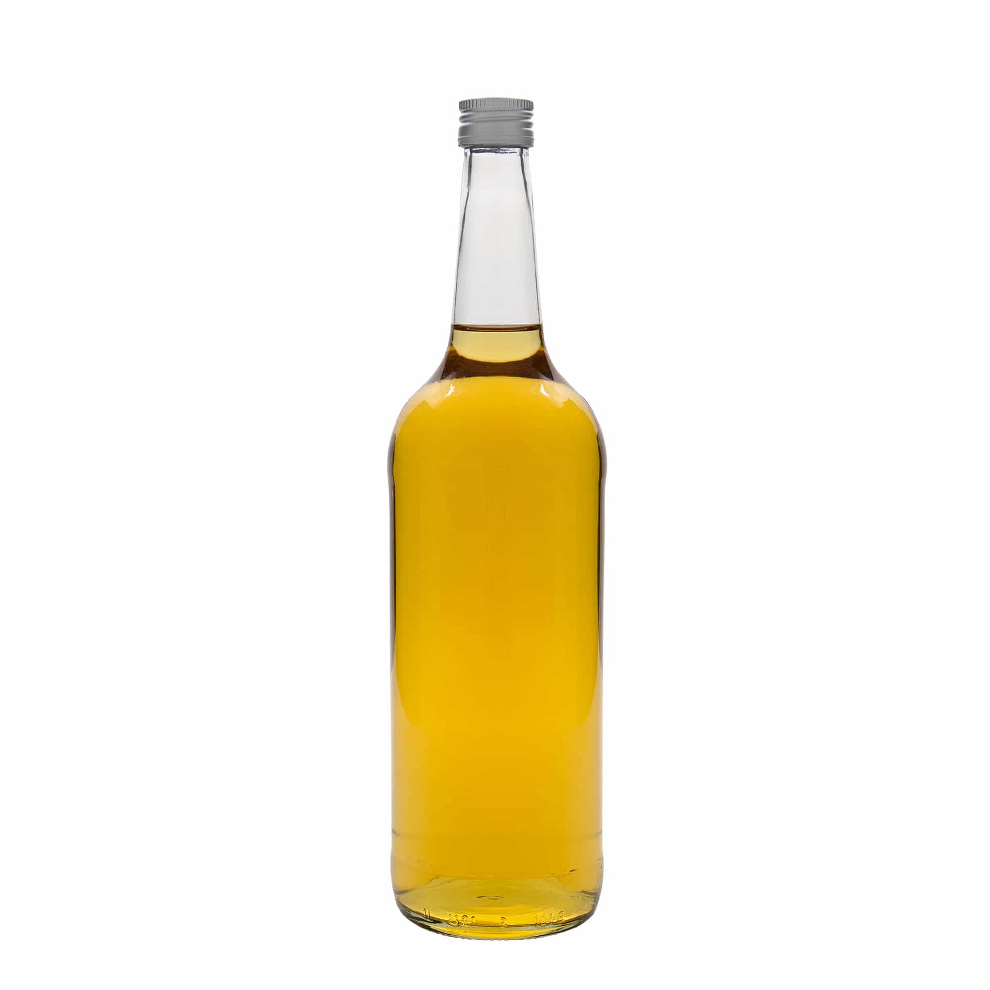 1000 ml glassflaske rett hals, åpning: PP28