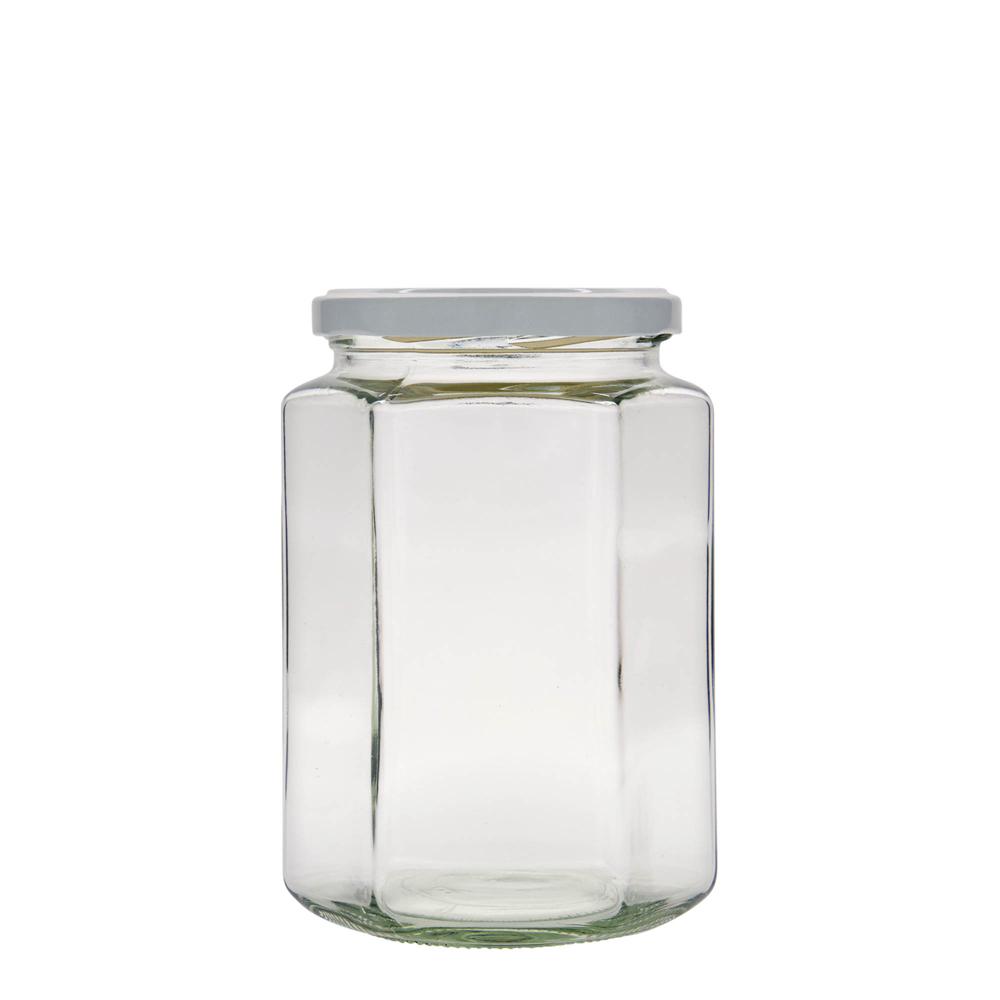 770 ml sekskantglass, åpning: Twist-Off (TO 82) 770 ml sekskantglass, åpning: Twist-Off (TO 82)