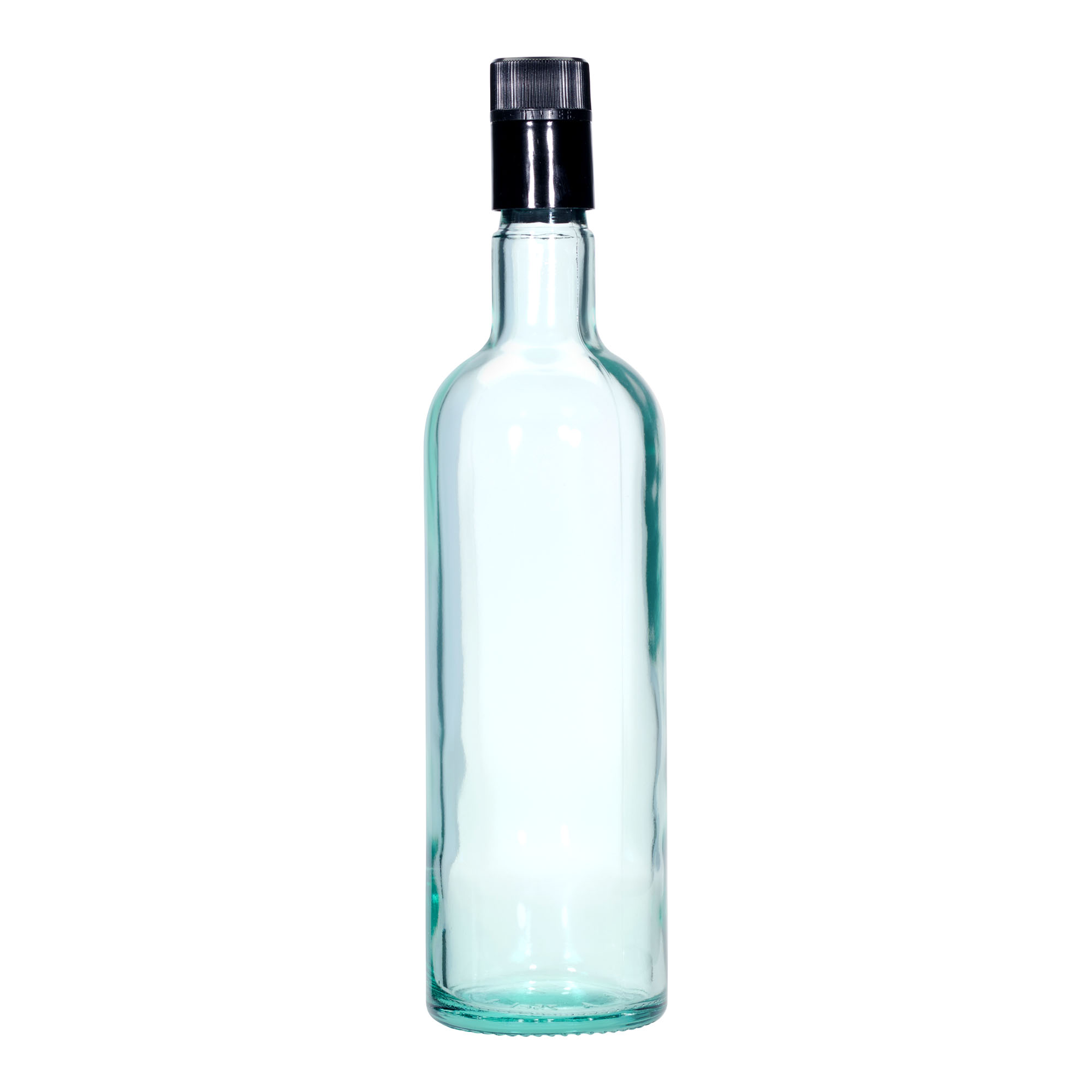 750 ml eddik-/oljeflaske 'Willy New', glass, lysegrønn, åpning: DOP