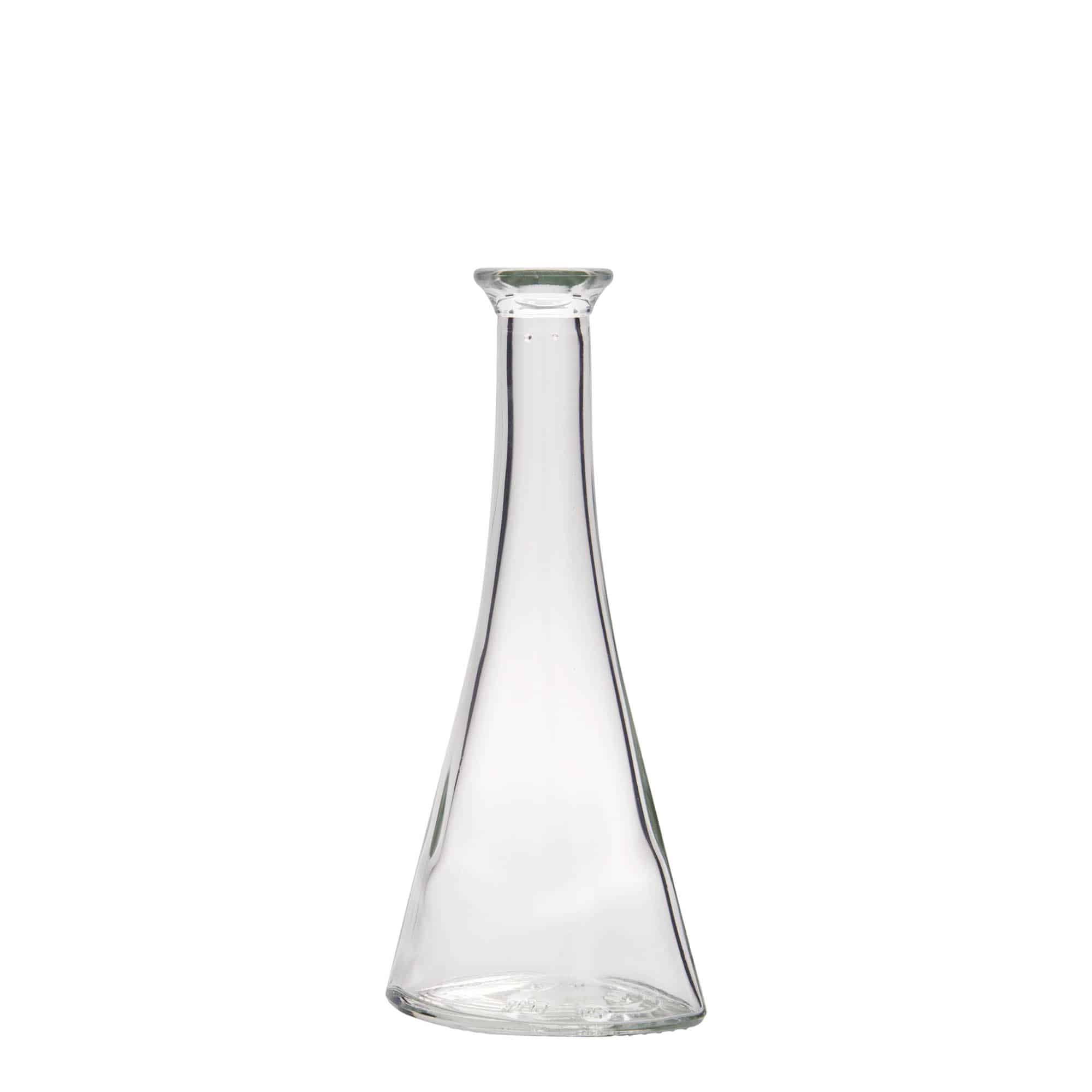 100 ml glassflaske "Veronica", halvrund, åpning: Kork