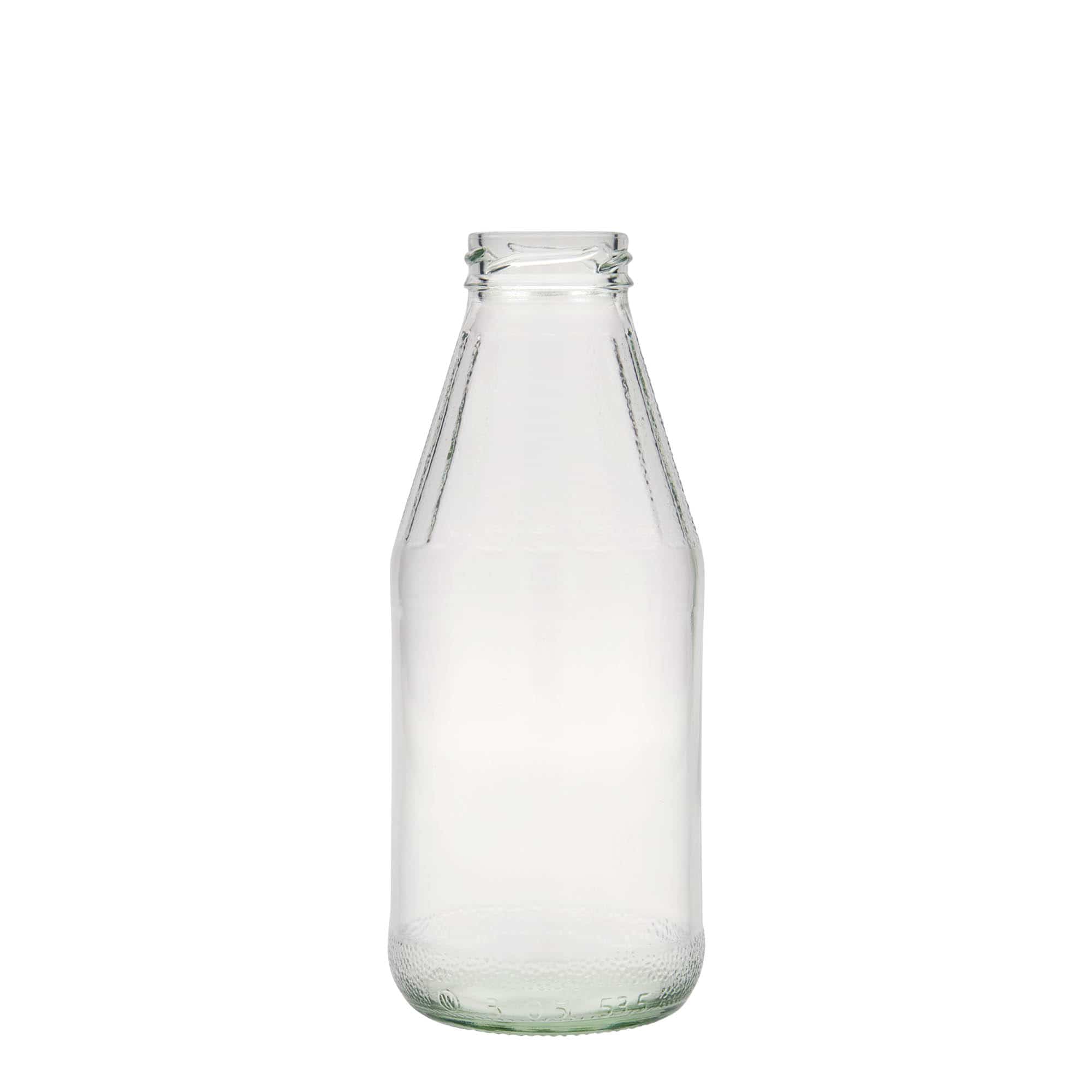 500 ml vid halsuniversalflaske, glass, åpning: Twist-Off (TO 43) 500 ml vid halsuniversalflaske, glass, åpning: Twist-Off (TO 43)