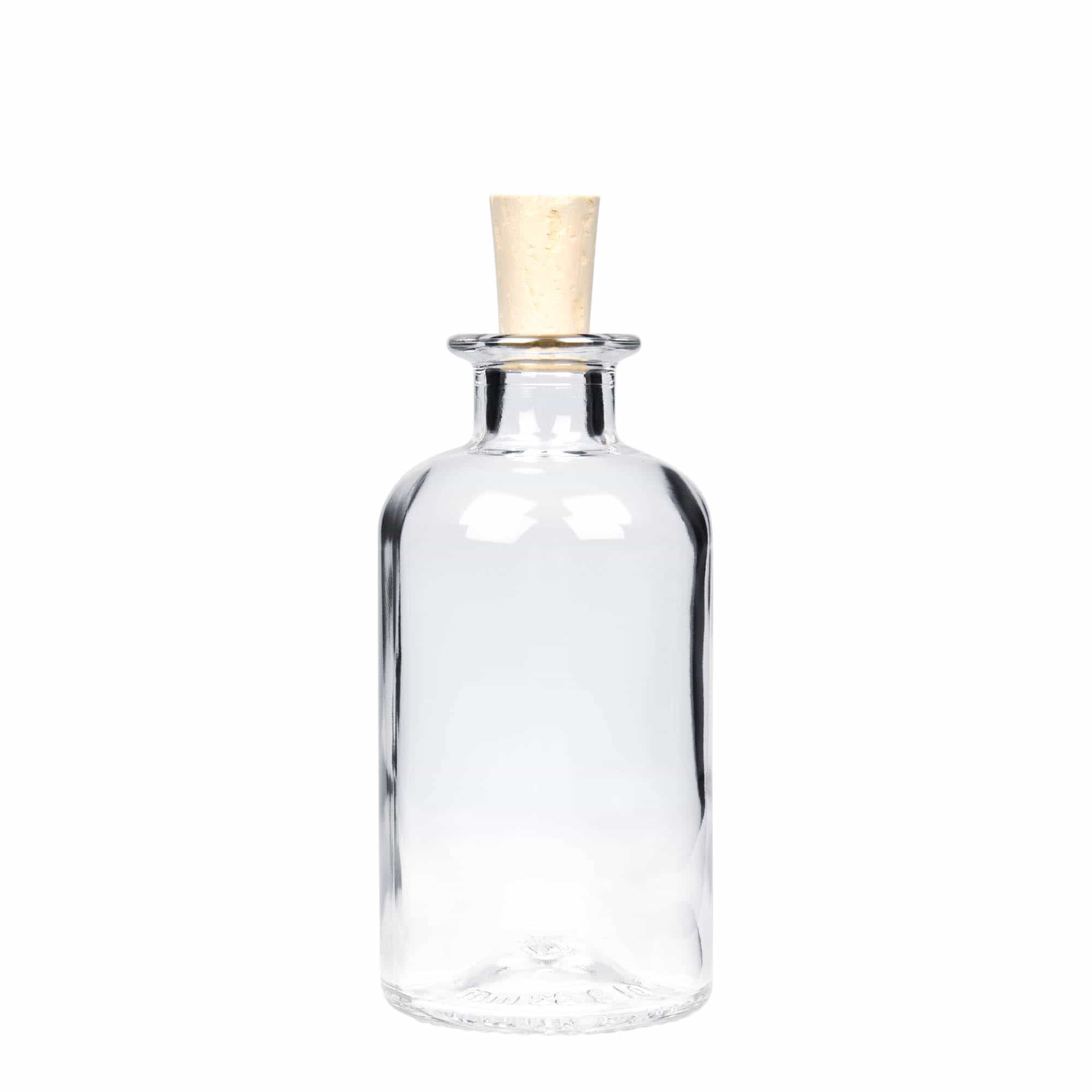250 ml apotekerglassflaske, åpning: Kork
