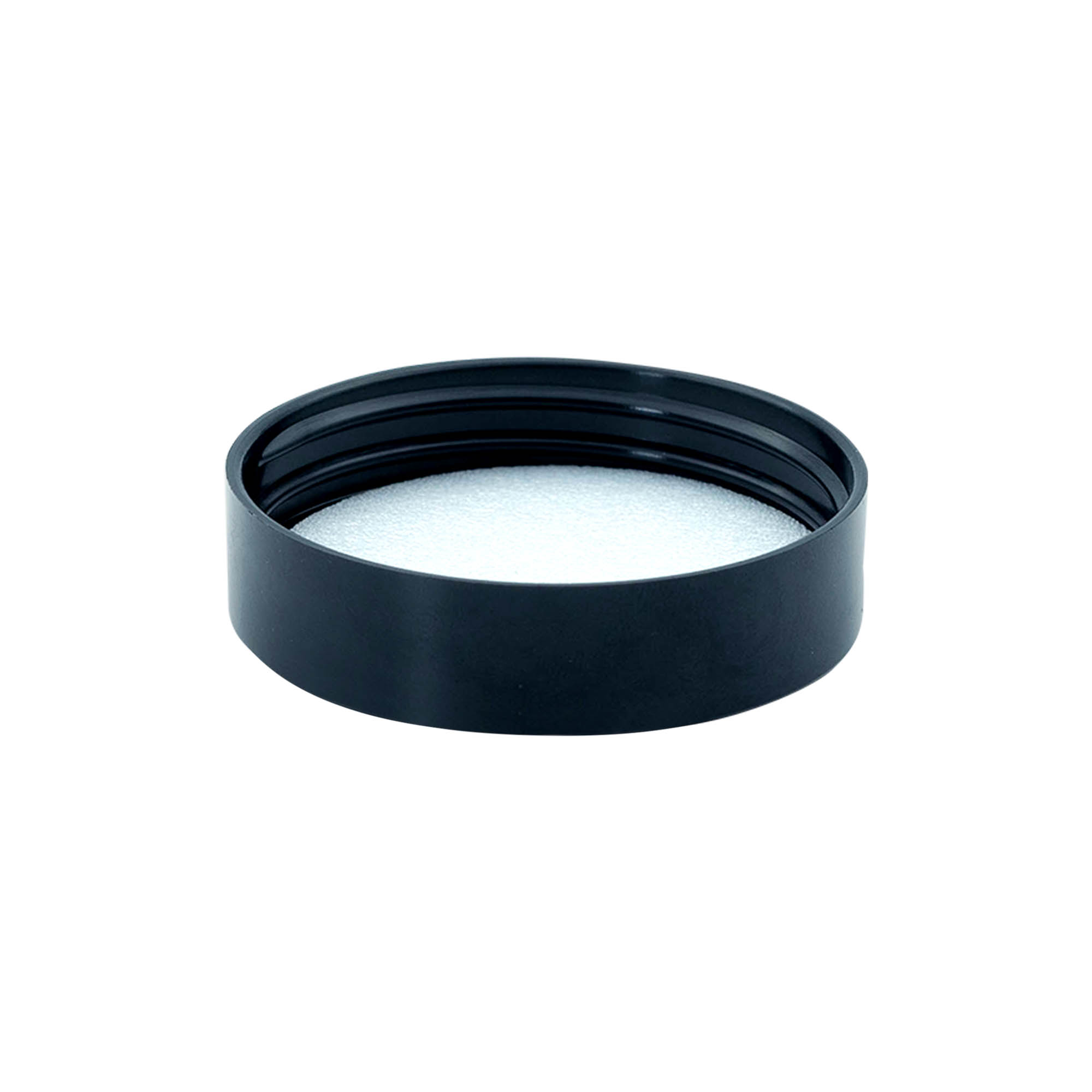 Skrukork for 60 ml 'Brown Line', HPM-plast, svart