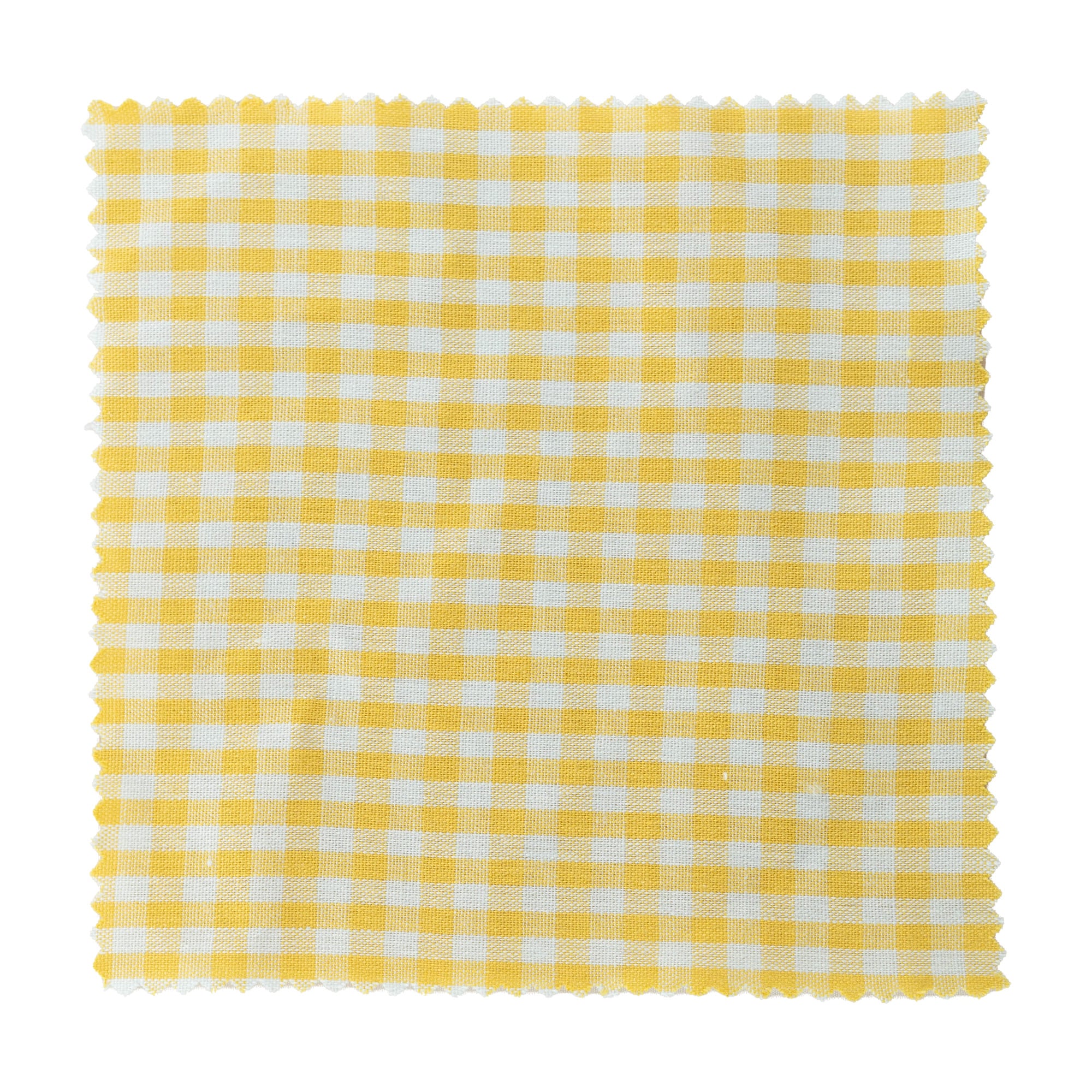 Rutete stoffserviett 15x15, kvadratisk, tekstil, gul, åpning: TO58-TO82