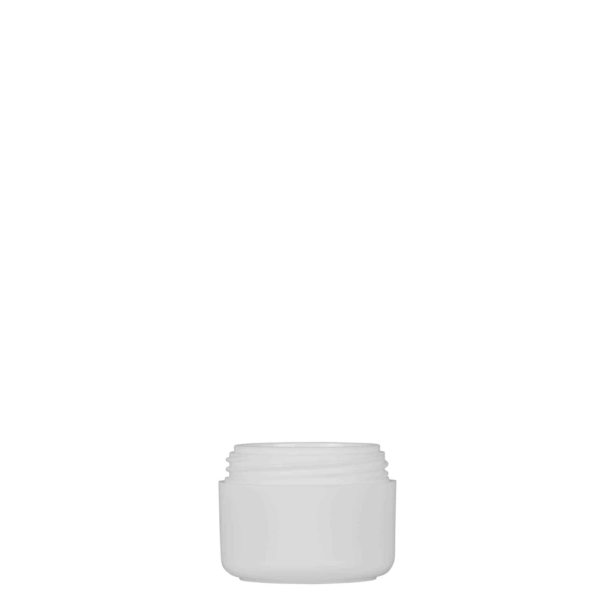 5 ml plastboks "Bianca", PP, hvit, åpning: Skrulokk 5 ml plastboks "Bianca", PP, hvit, åpning: Skrulokk