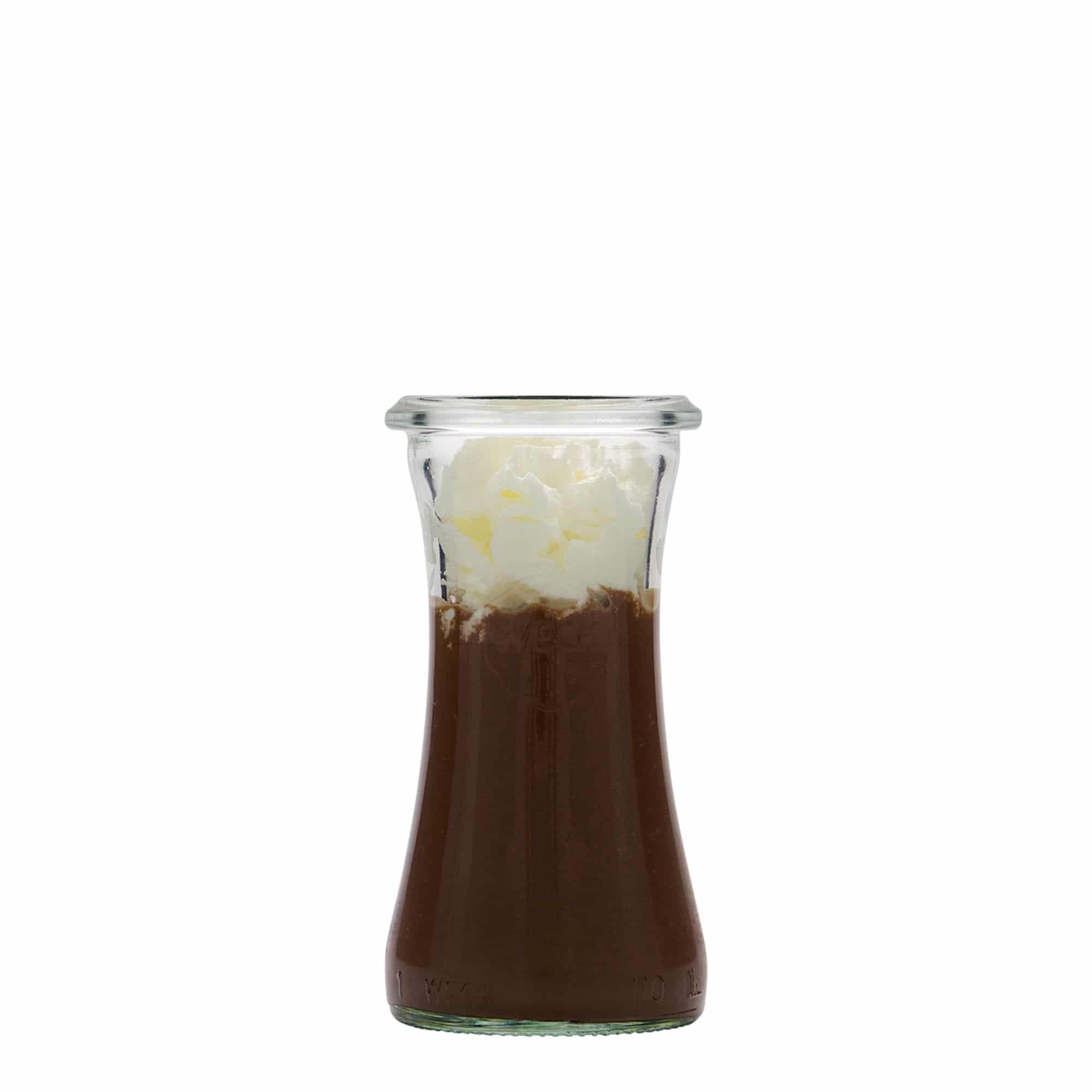 110 ml WECK-delikatesseglass, åpning: rund kant