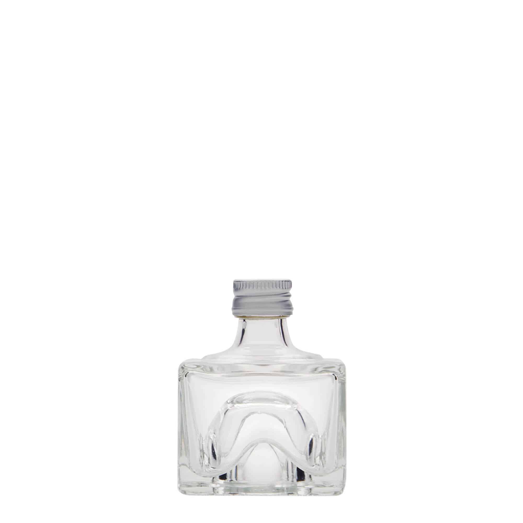 40 ml glassflaske "Cocolores", kvadratisk, åpning: PP 18