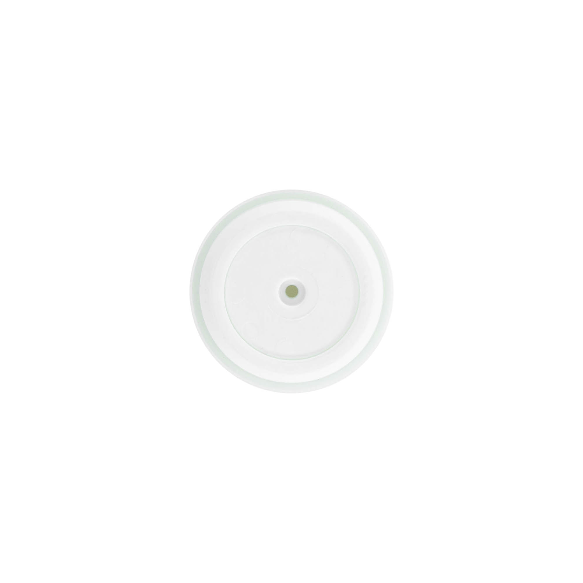 Airless dispenser pumpehode 'Micro', PP-plast, sølv