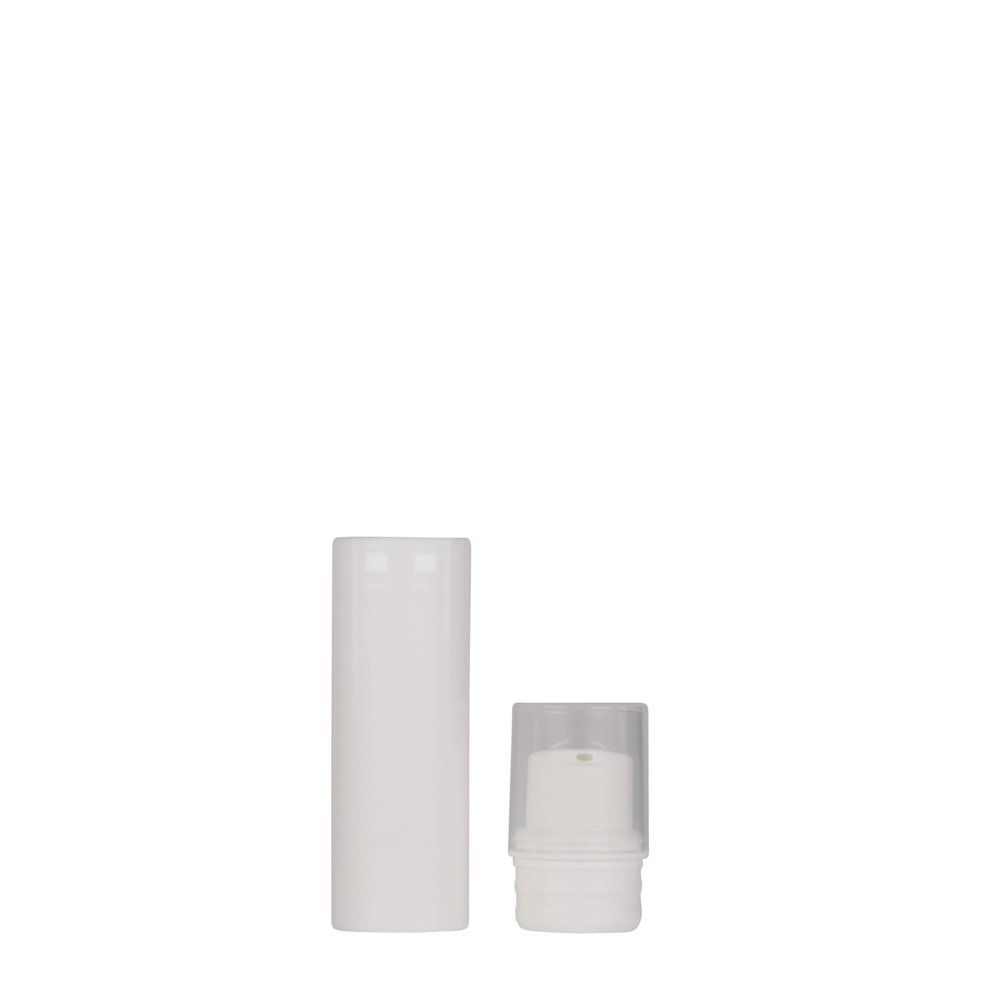 10 ml luftløs dispenser 'Nano', PP-plast, hvit 10 ml luftløs dispenser 'Nano', PP-plast, hvit