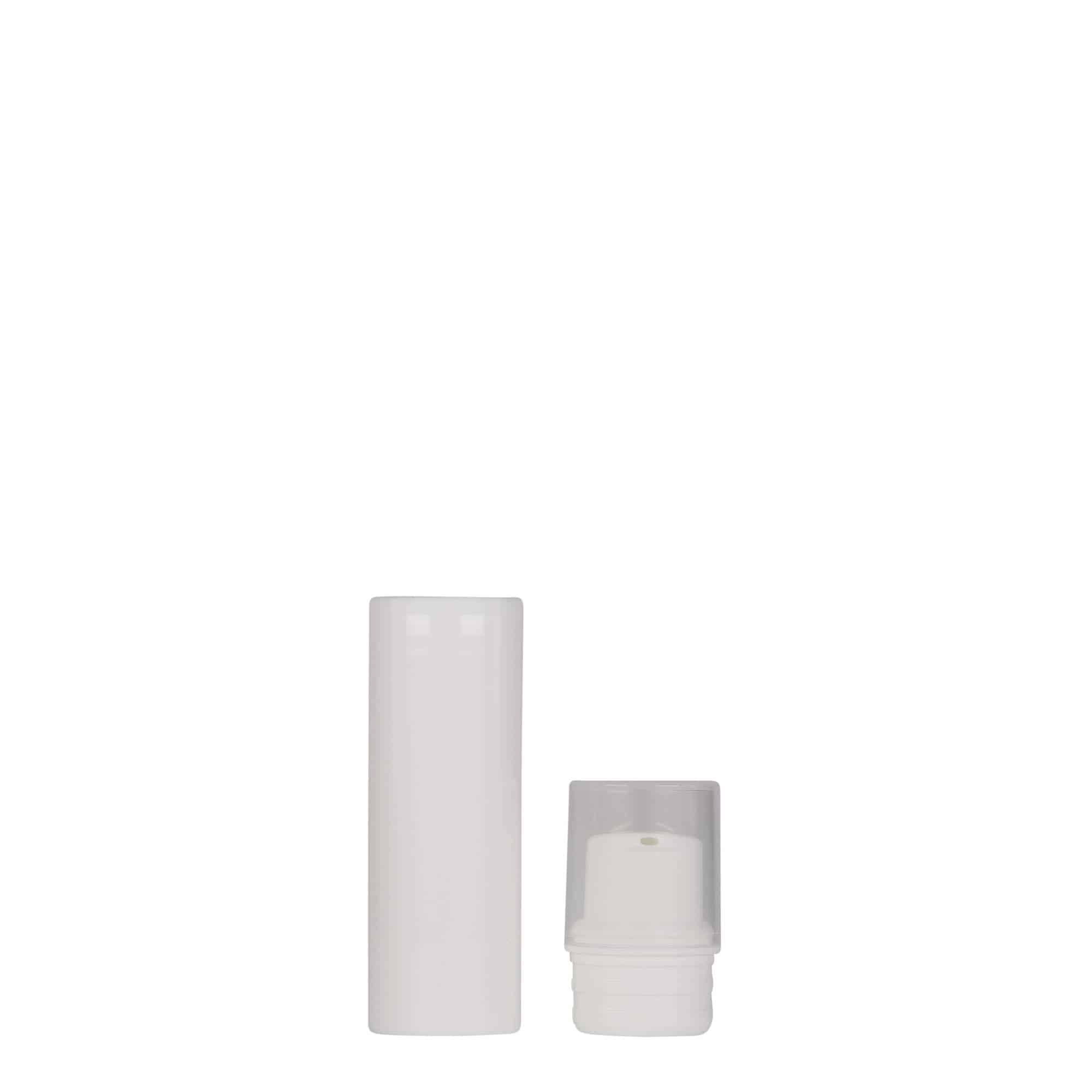 10 ml luftløs dispenser 'Nano', PP-plast, hvit