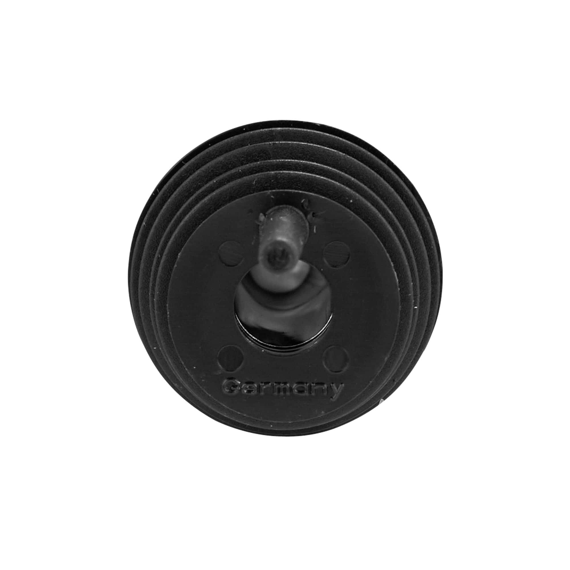 Hellutløp i rustfritt stål med metallklaff, rustfritt stål, sølv