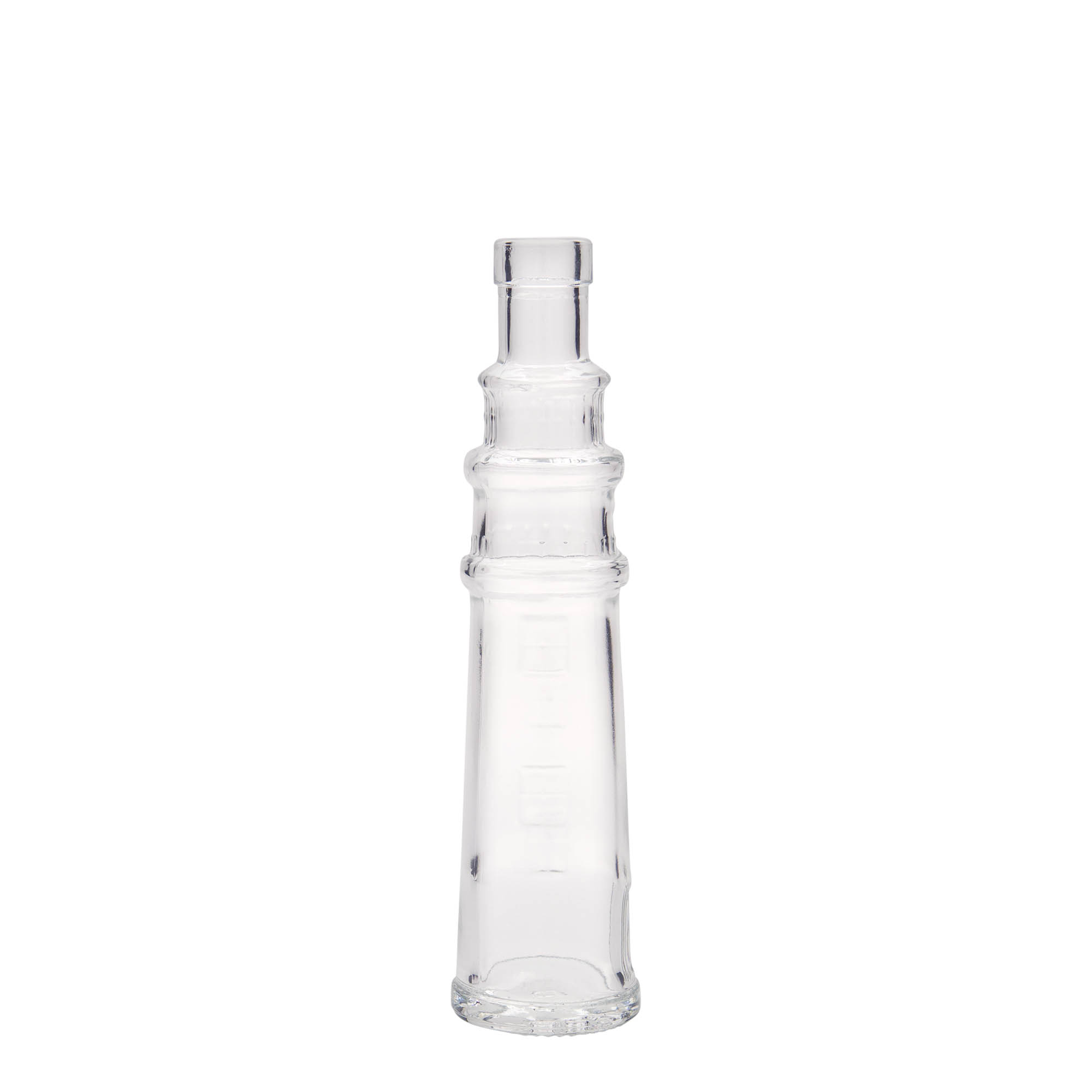 100 ml glassflaske 'Leuchtturm', åpning: kork