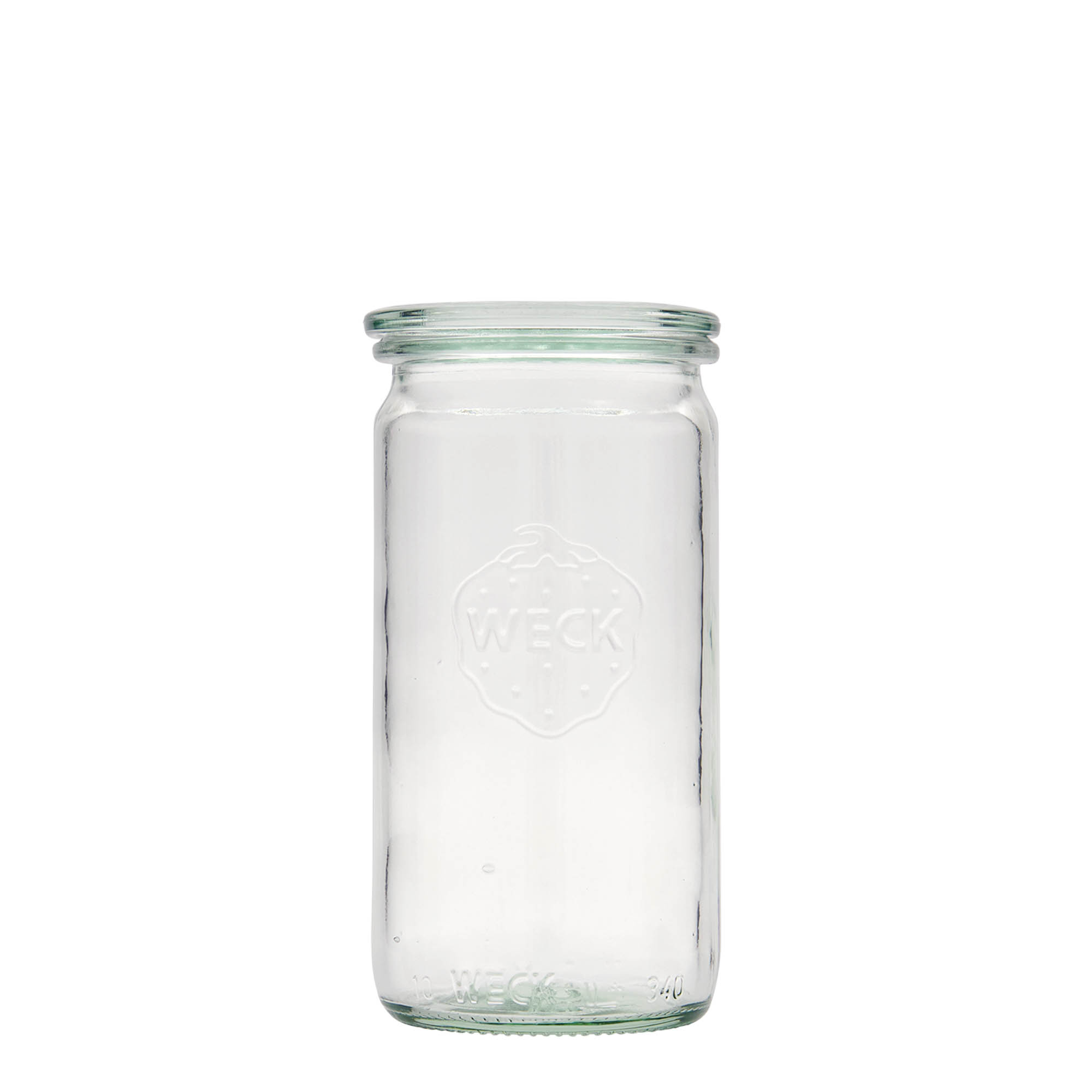 340 ml WECK-sylinderglass, åpning: rundkant