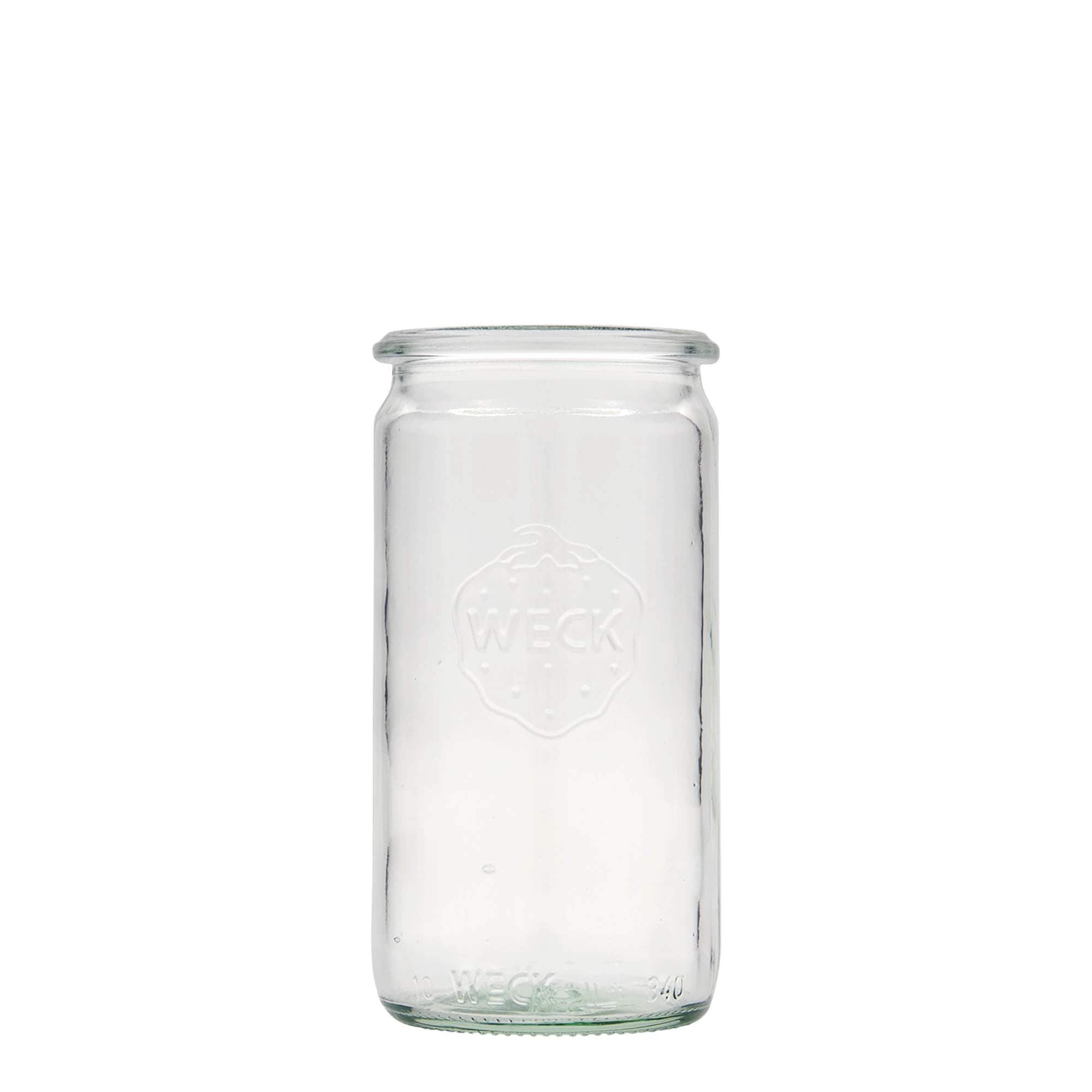 340 ml WECK-sylinderglass, åpning: rundkant