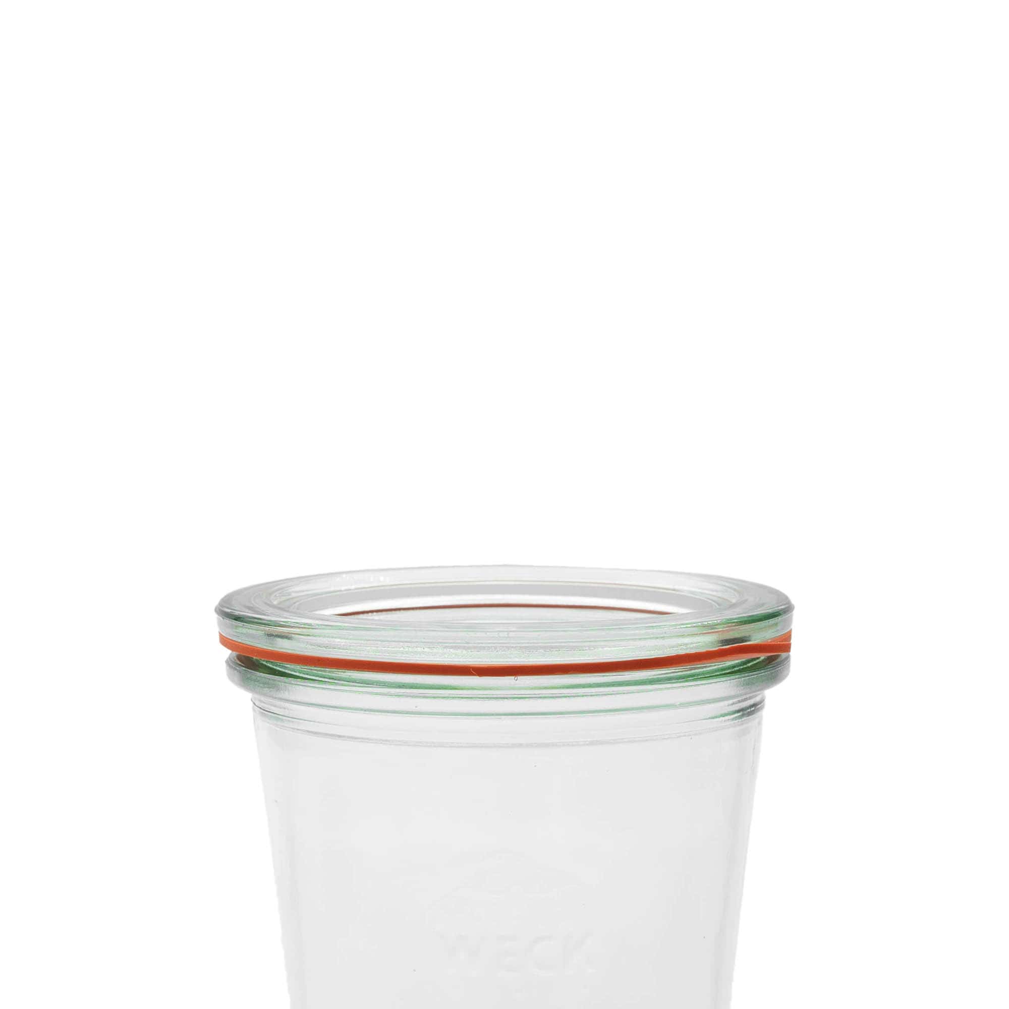 WECK-kokering RR80, rød, åpning: Rundkant