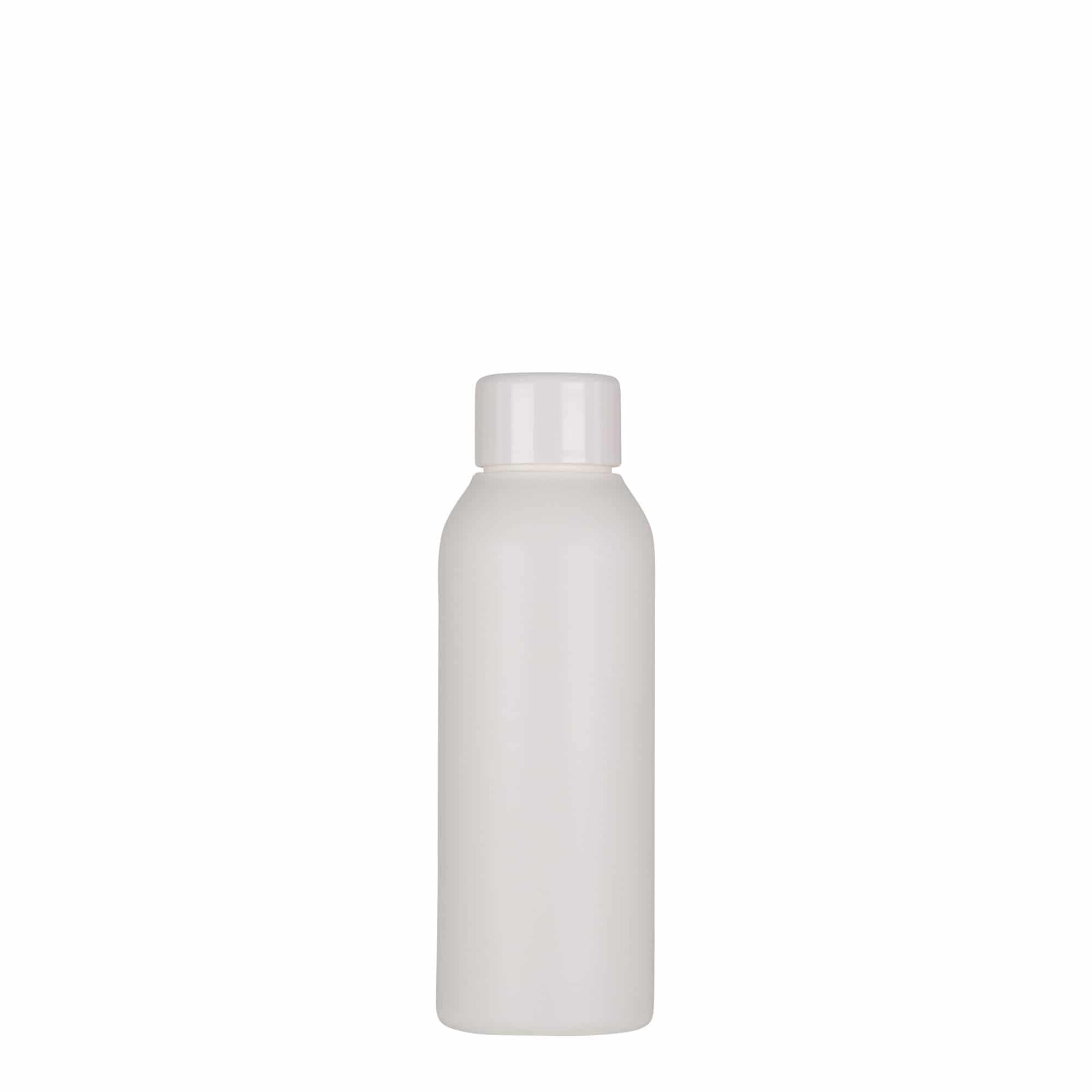 100 ml plastflaske 'Tuffy', HDPE, hvit, åpning: 24/410