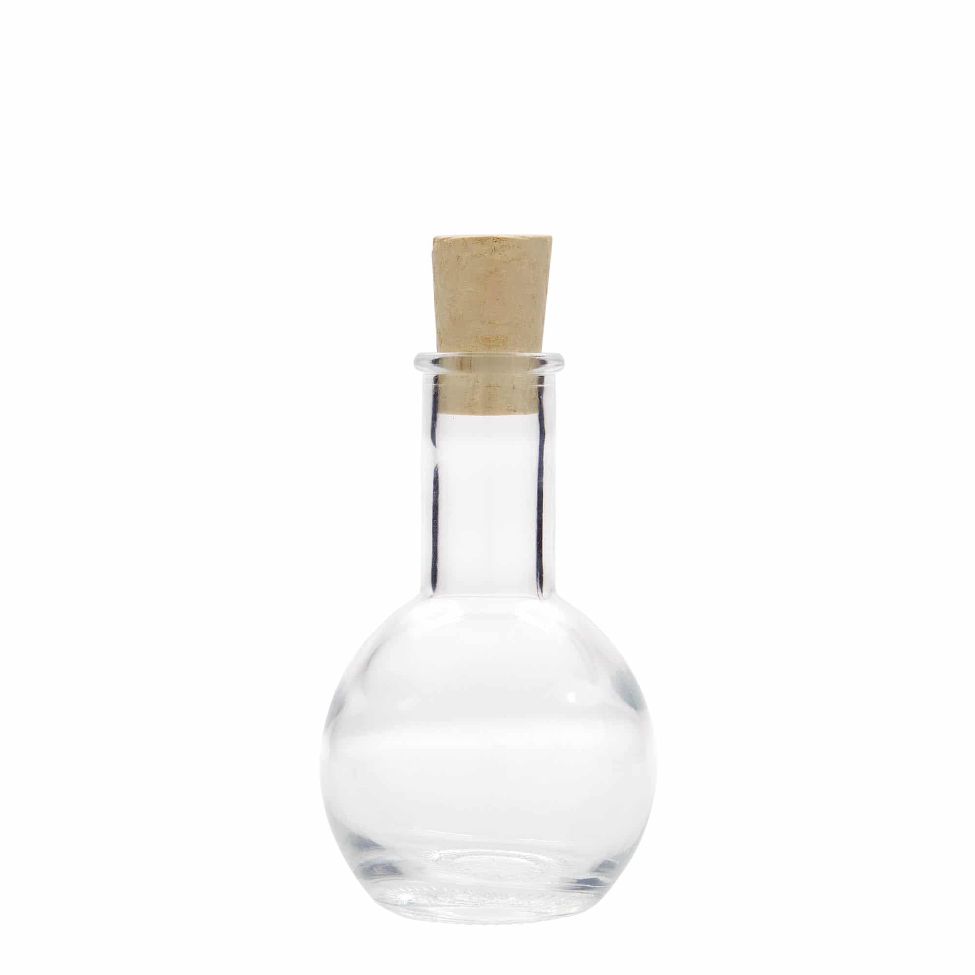 100 ml glassflaske "Tulipano", åpning: Kork