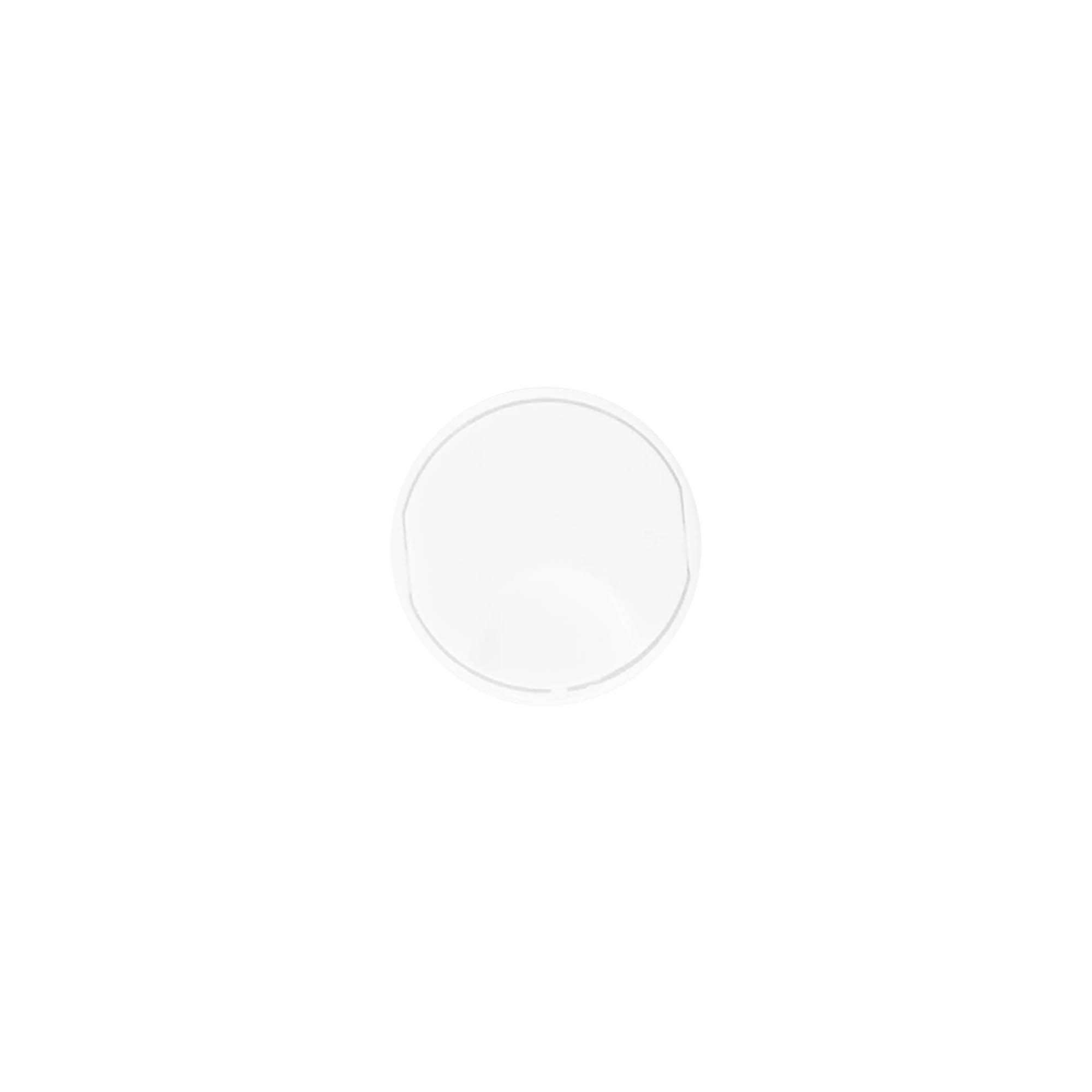 Skrukork Disc Top, PP-plast, hvit, for åpning: 20/410