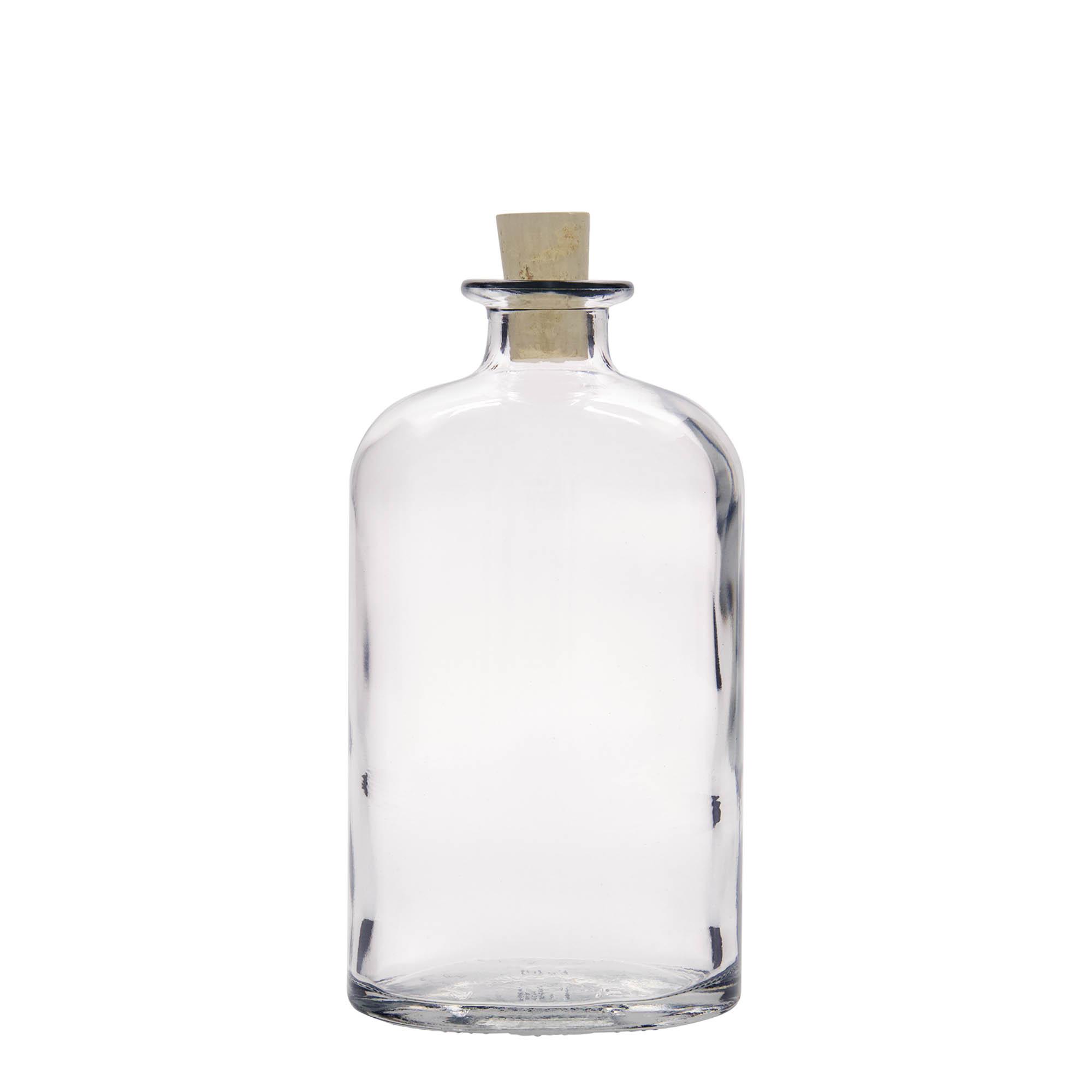 500 ml glassflaske 'Dundee', oval, åpning: kork 500 ml glassflaske 'Dundee', oval, åpning: kork