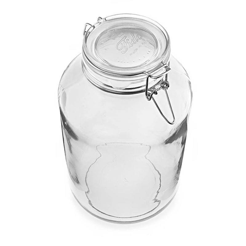 4.000 ml bøyleglass "Fido", åpning: Bøylelokk