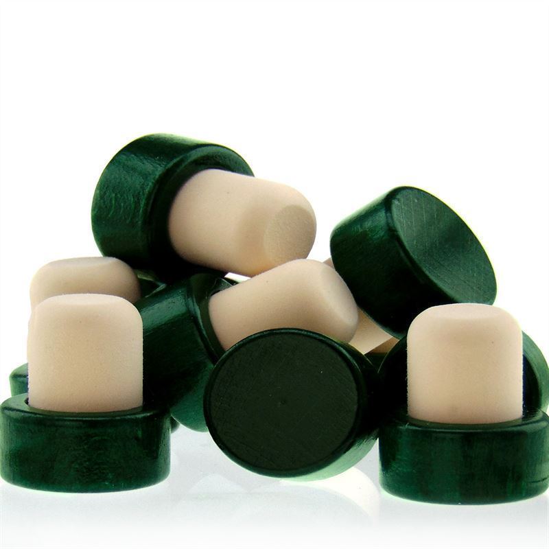 Gripekork 19 mm, tre, grønn, for åpning: Kork
