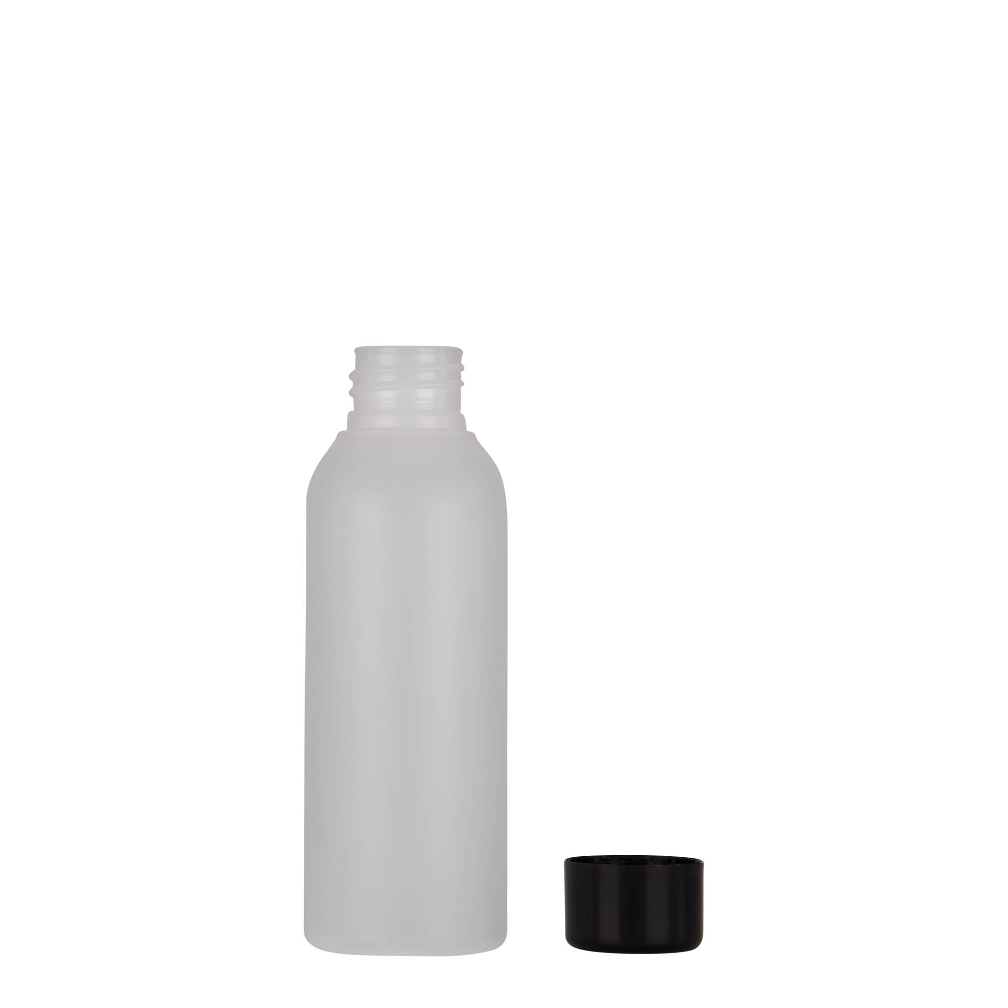 100 ml plastflaske 'Tuffy', HDPE, natur, åpning: 24/410