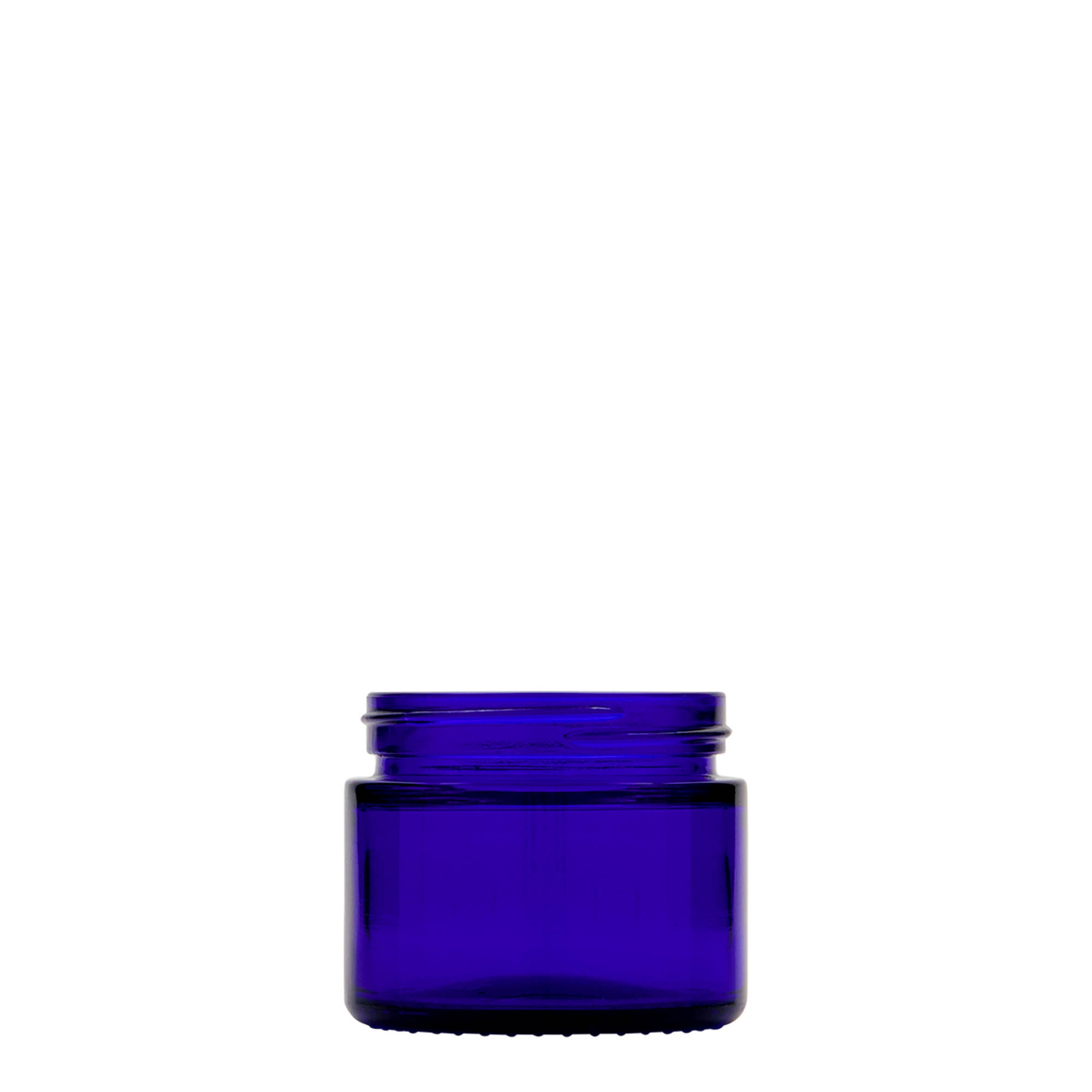 50 ml krukke 'Blue Edition', glass, kongeblå, åpning: skrukork 50 ml krukke 'Blue Edition', glass, kongeblå, åpning: skrukork
