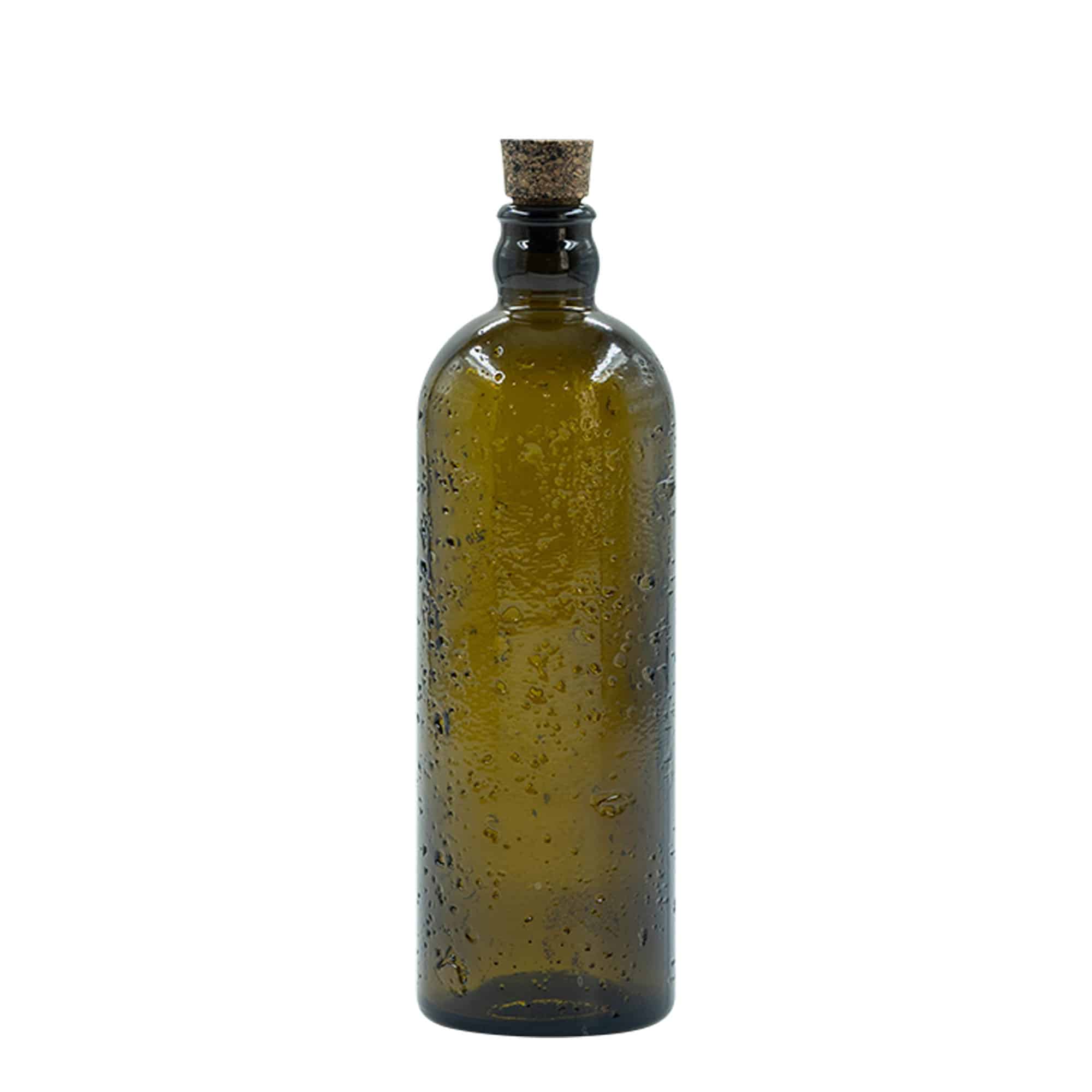 500 ml Wildly Crafted glassflaske "Bobber Jr", brun, åpning: Kork