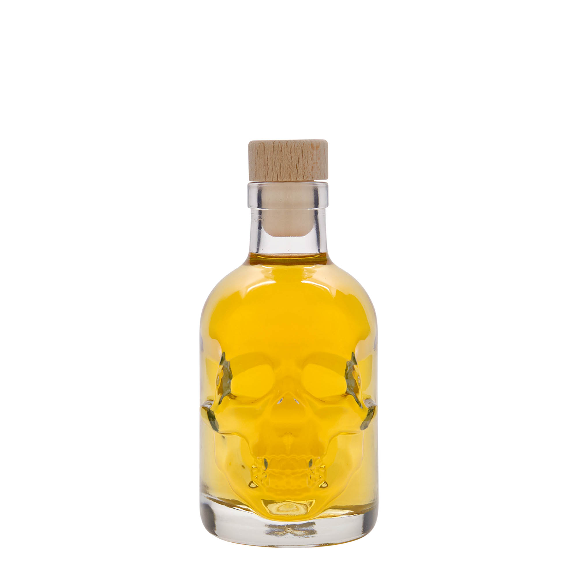 200 ml glassflaske 'Dødninghode', åpning: kork 200 ml glassflaske 'Dødninghode', åpning: kork