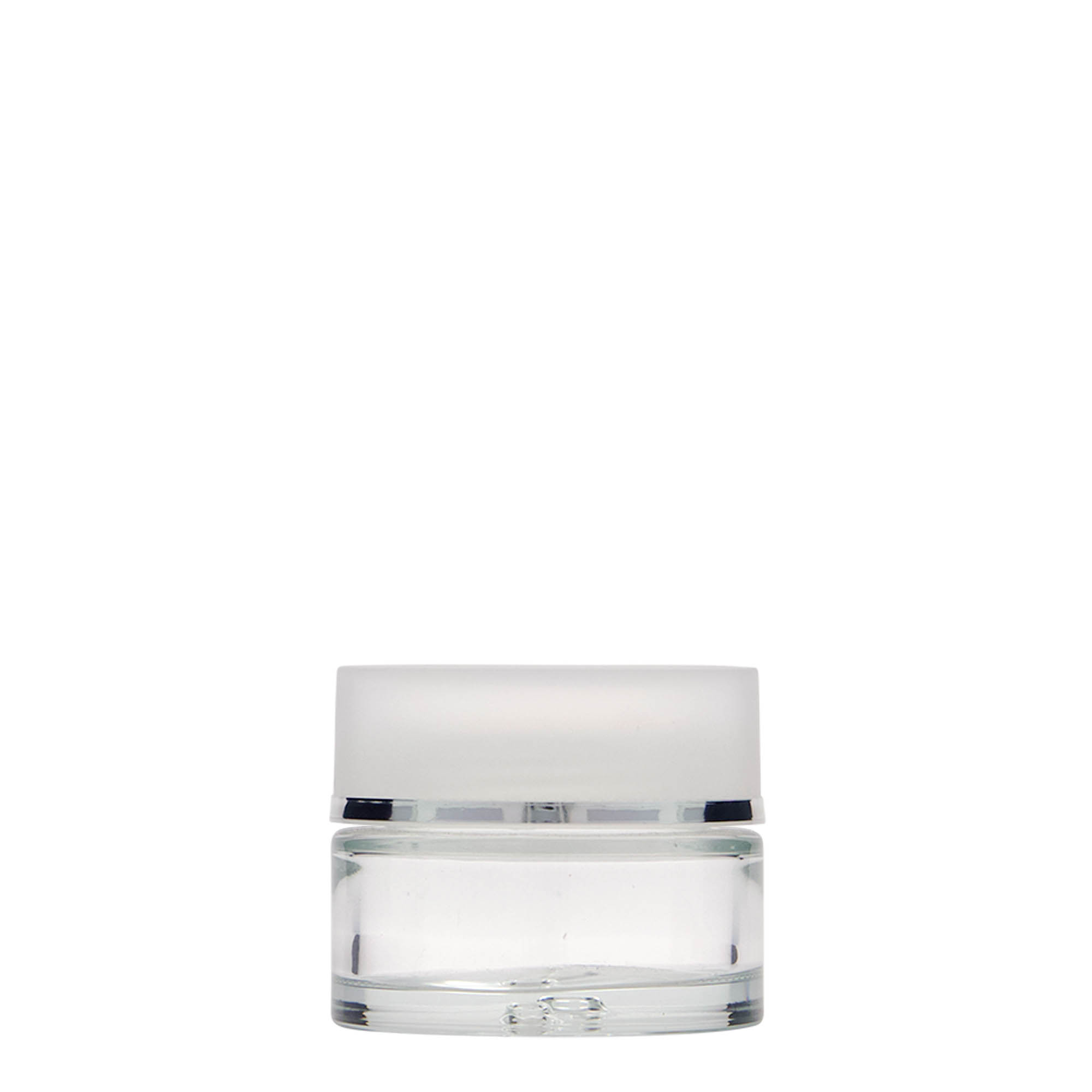 30 ml krukke 'Clear Edition', glass, åpning: skrukork