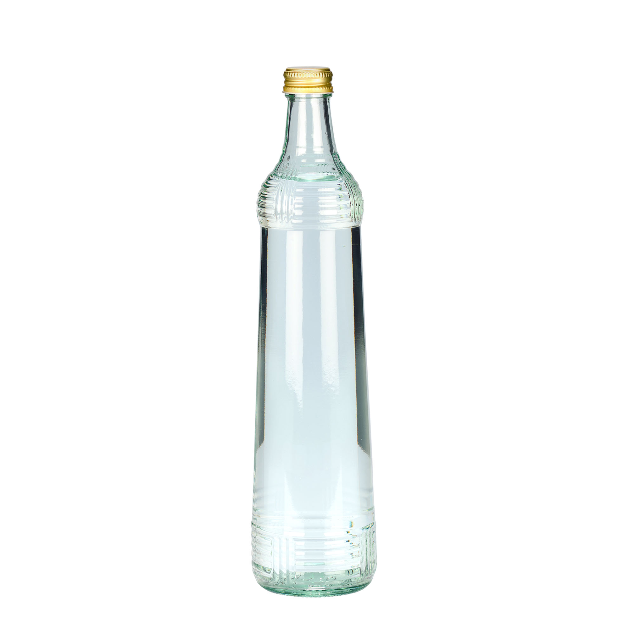 700 ml glassflaske vodka Zwiebelturm, åpning: PP 28