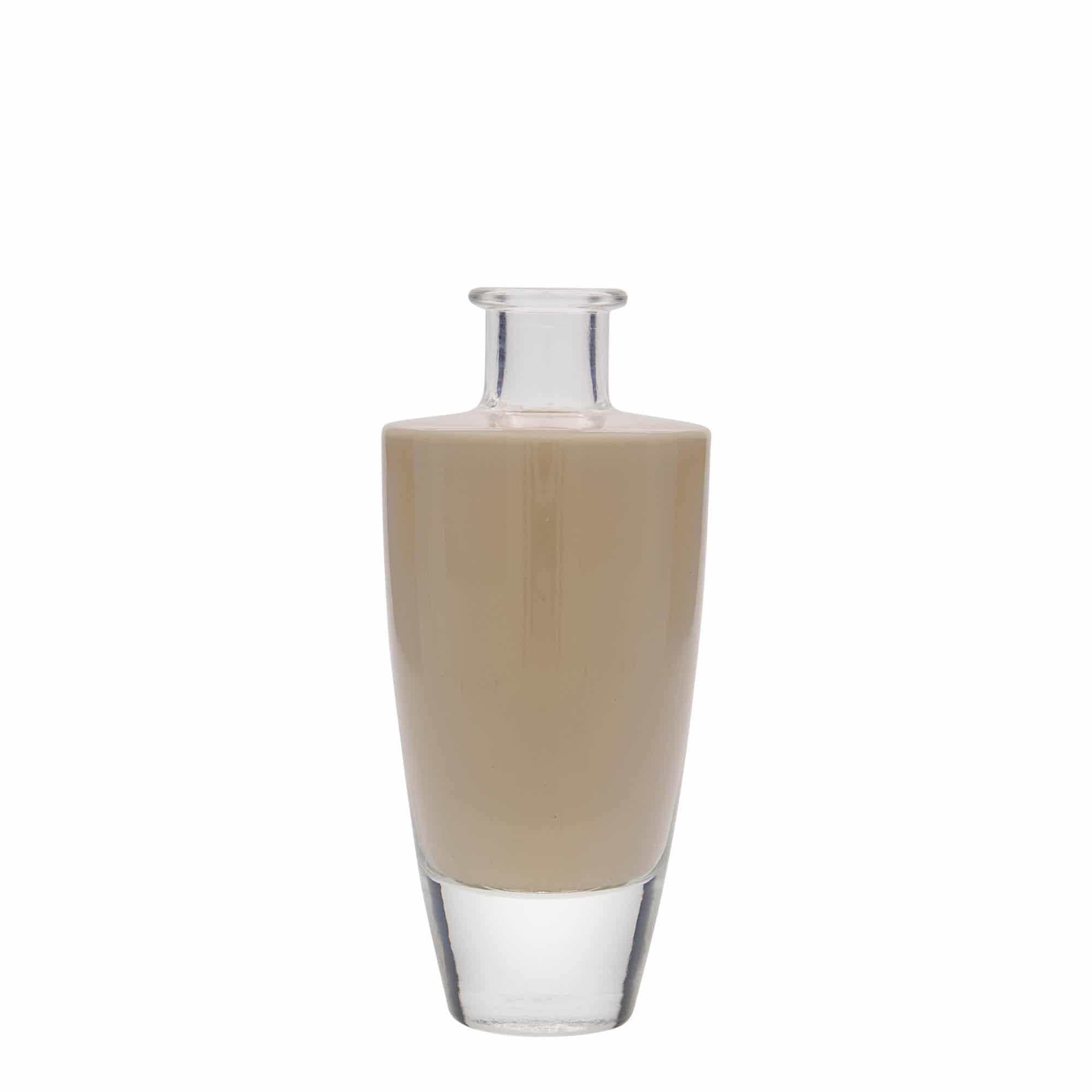 200 ml glassflaske "Vanessa", oval, åpning: Kork