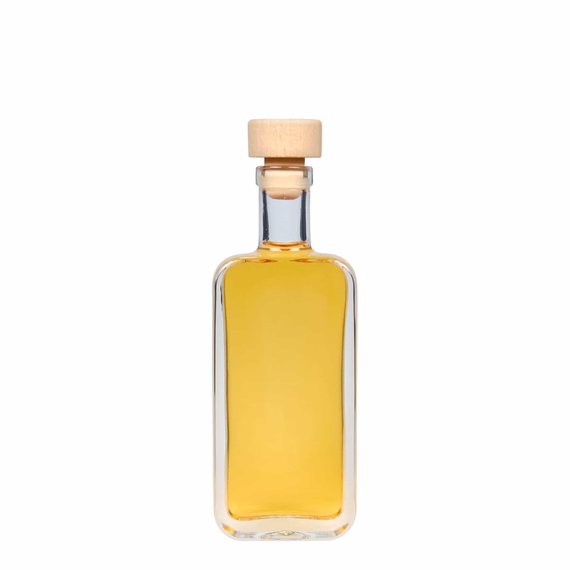 100 ml glassflaske 'Nice', rektangulær, åpning: kork 100 ml glassflaske 'Nice', rektangulær, åpning: kork